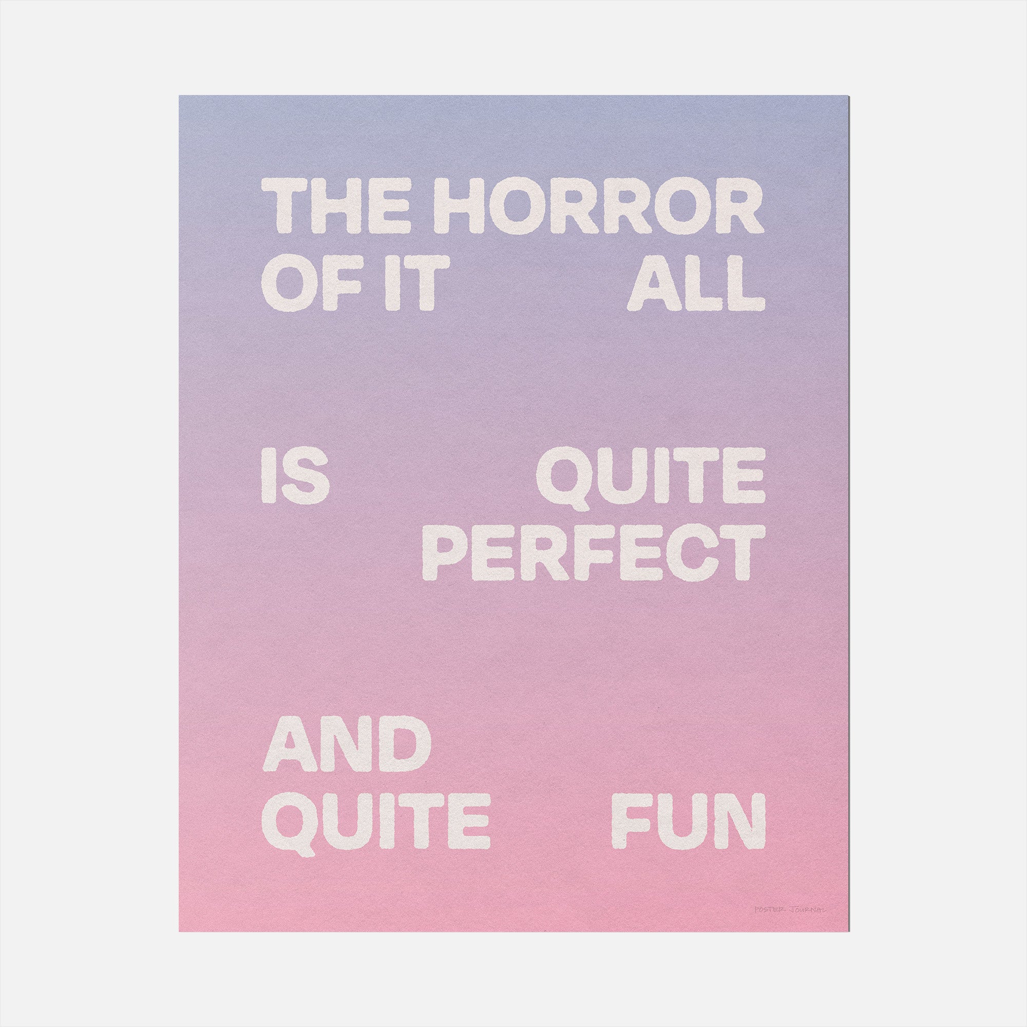 HORROR PRINT