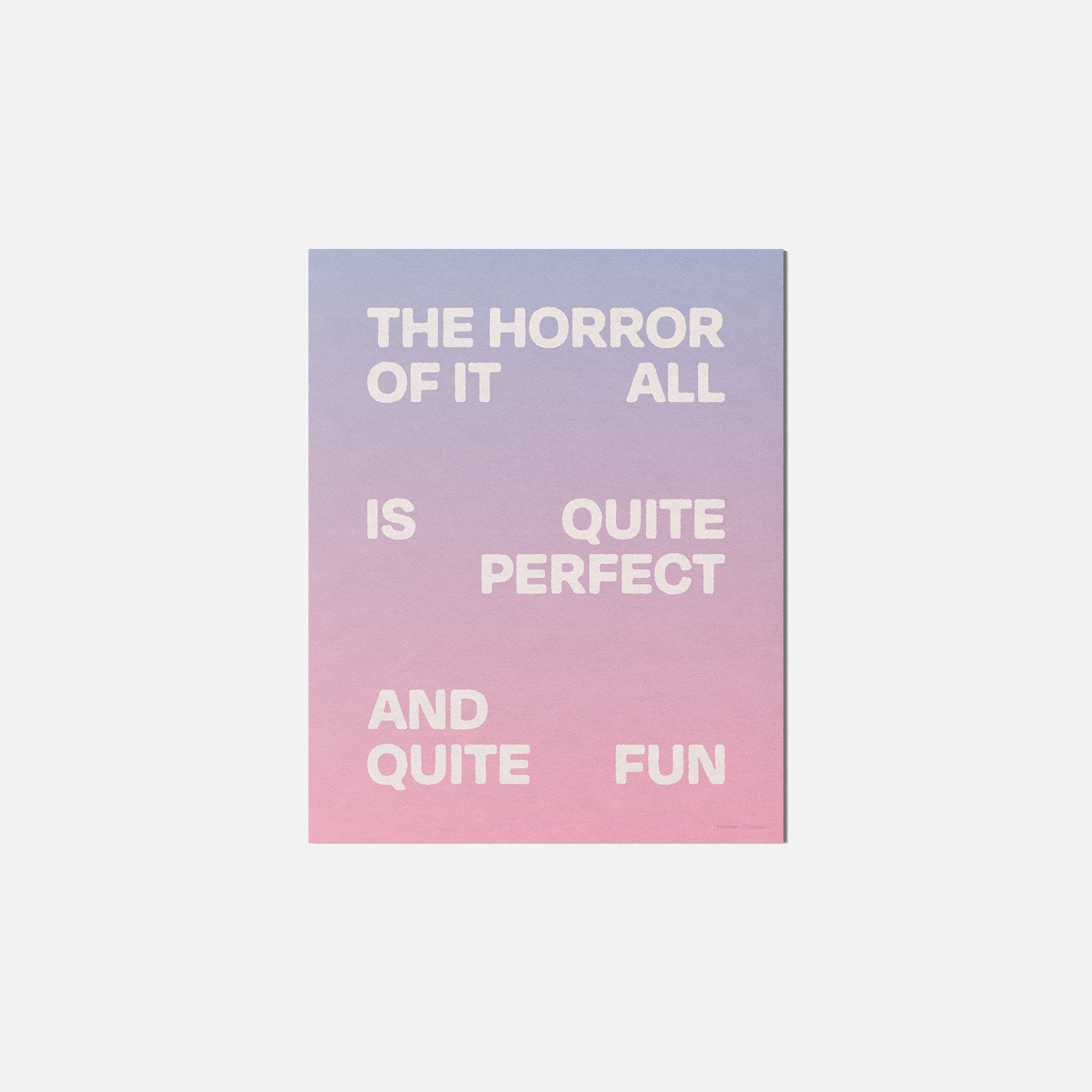 HORROR PRINT