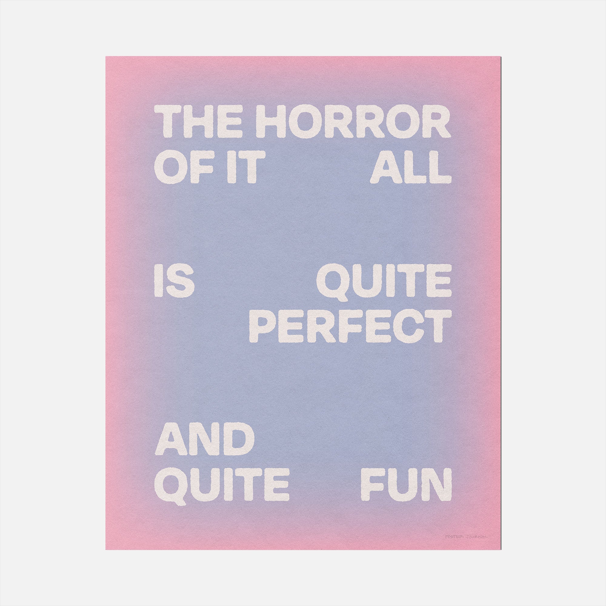 HORROR PRINT