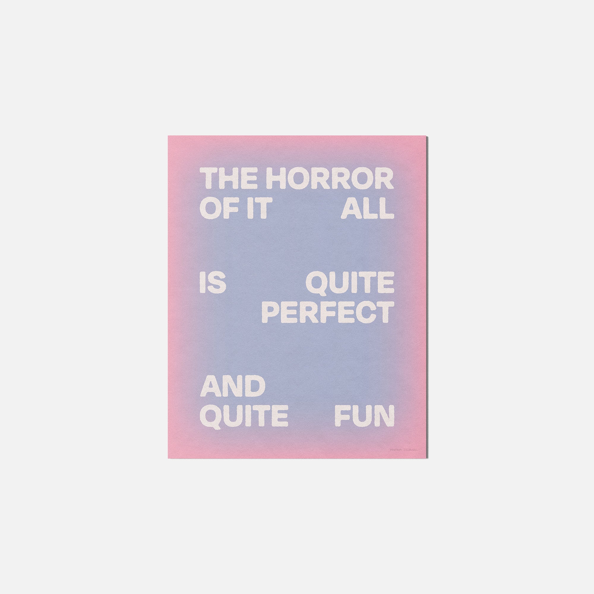 HORROR PRINT