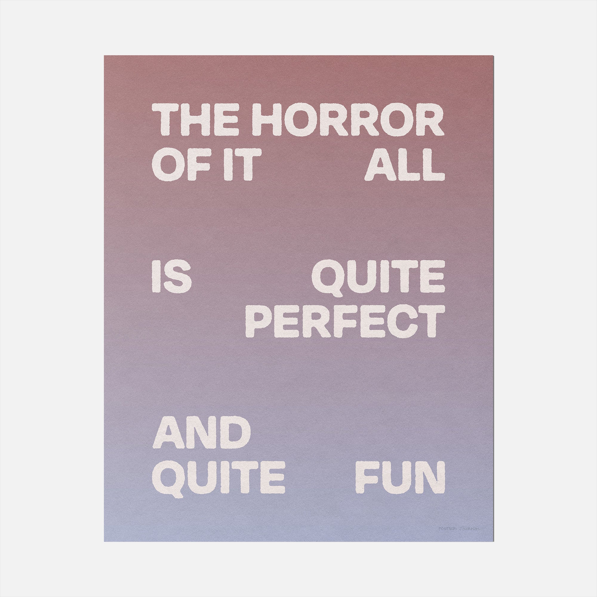 HORROR PRINT