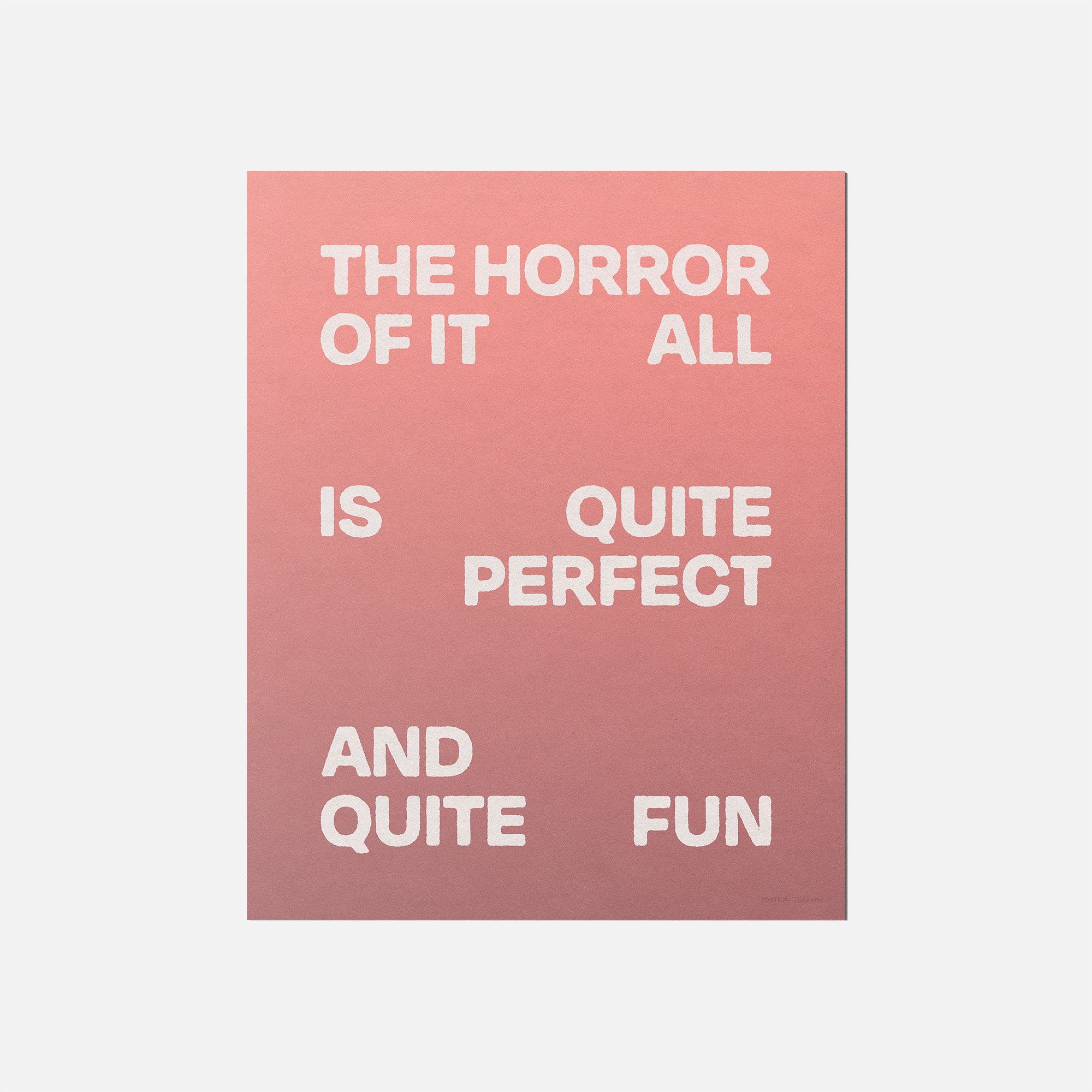 HORROR PRINT