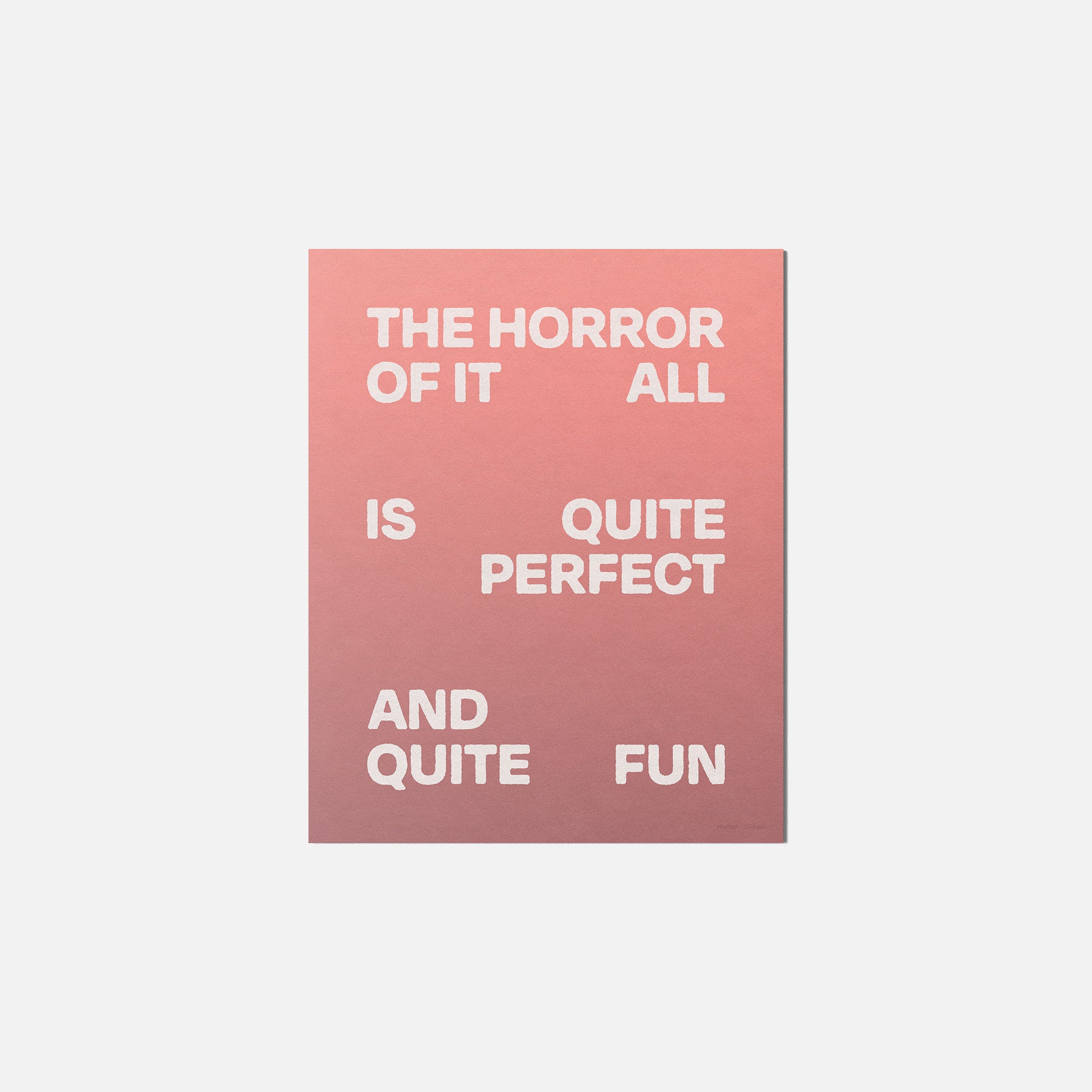 HORROR PRINT