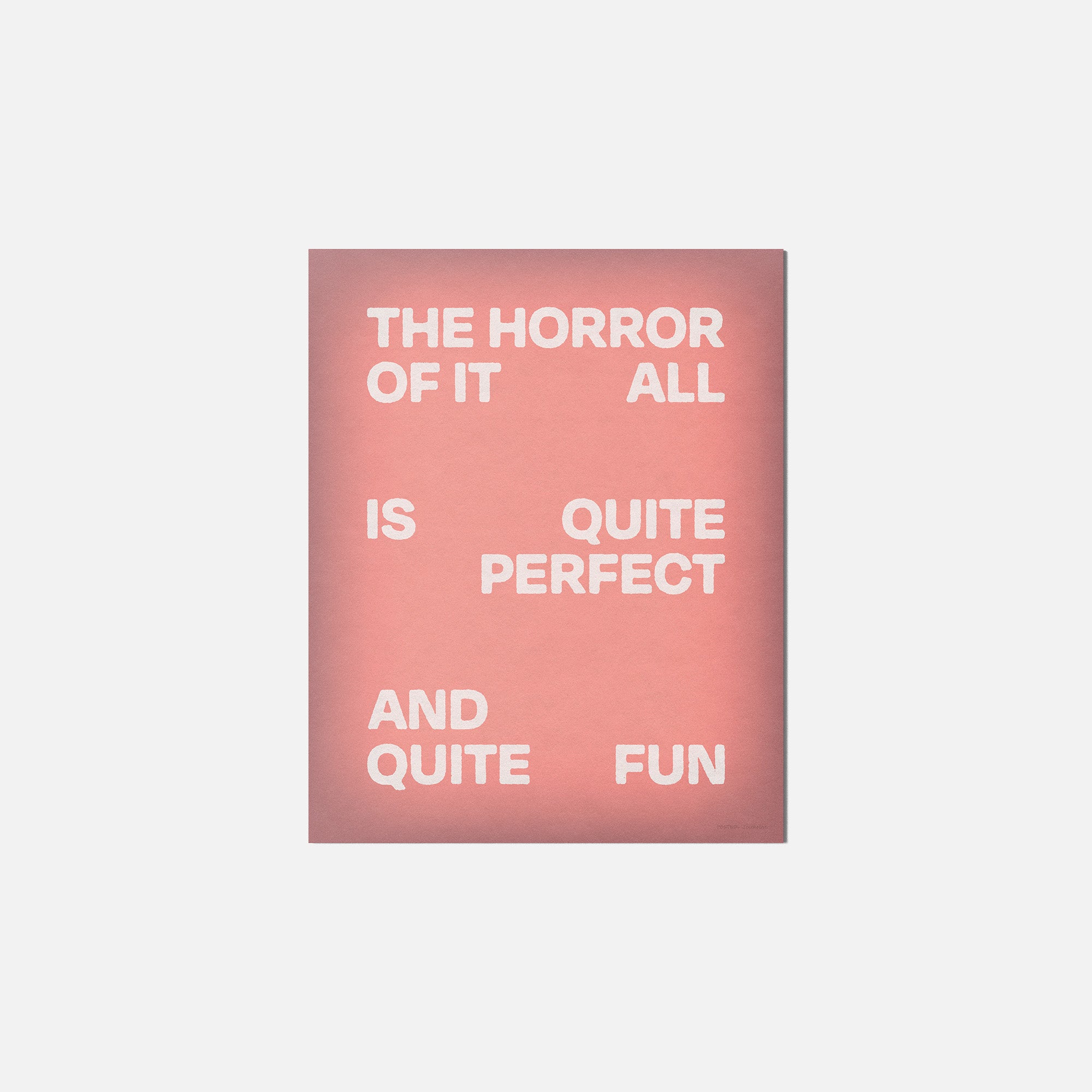 HORROR PRINT