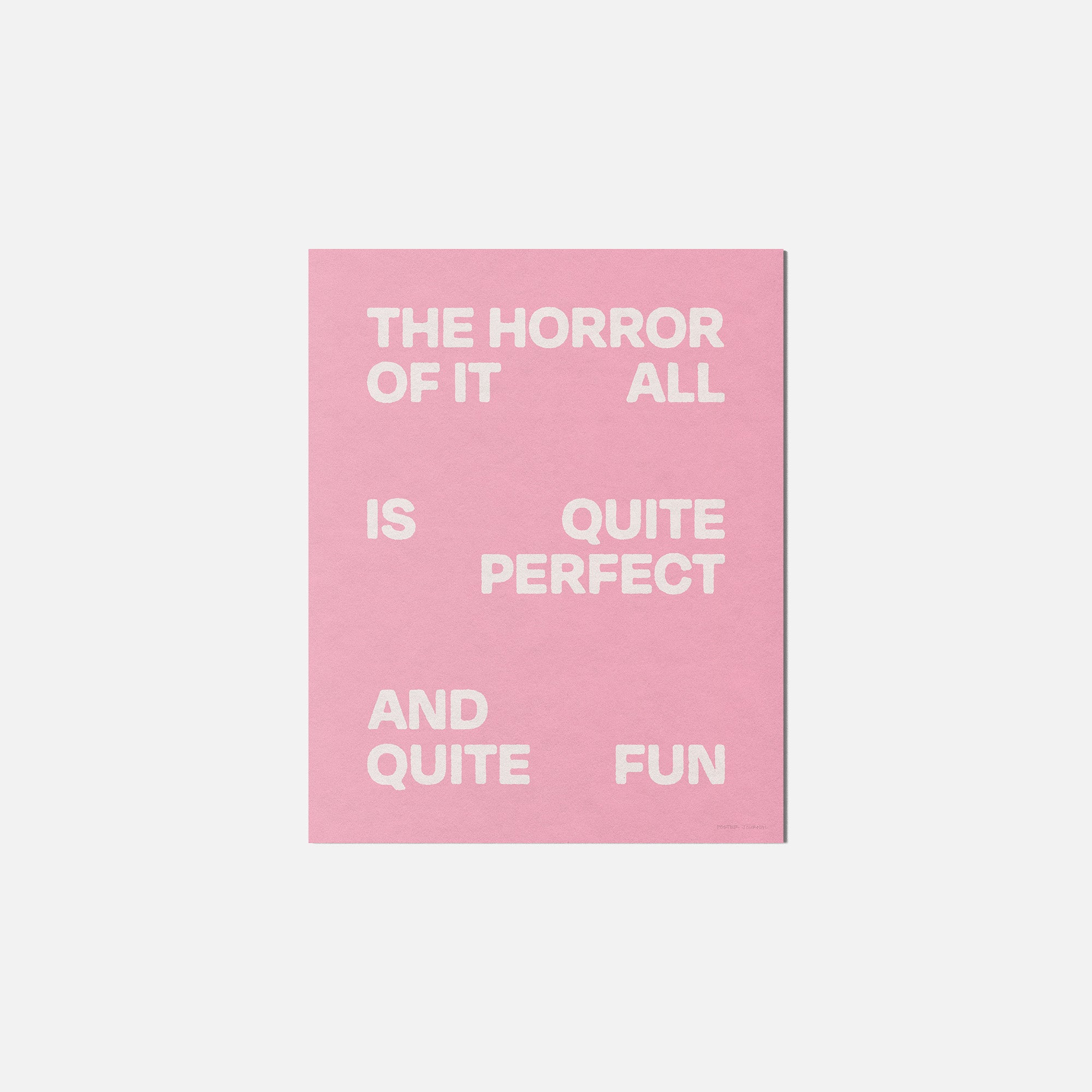 HORROR PRINT