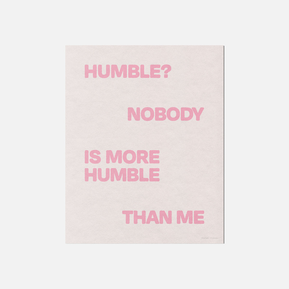 HUMBLE PRINT