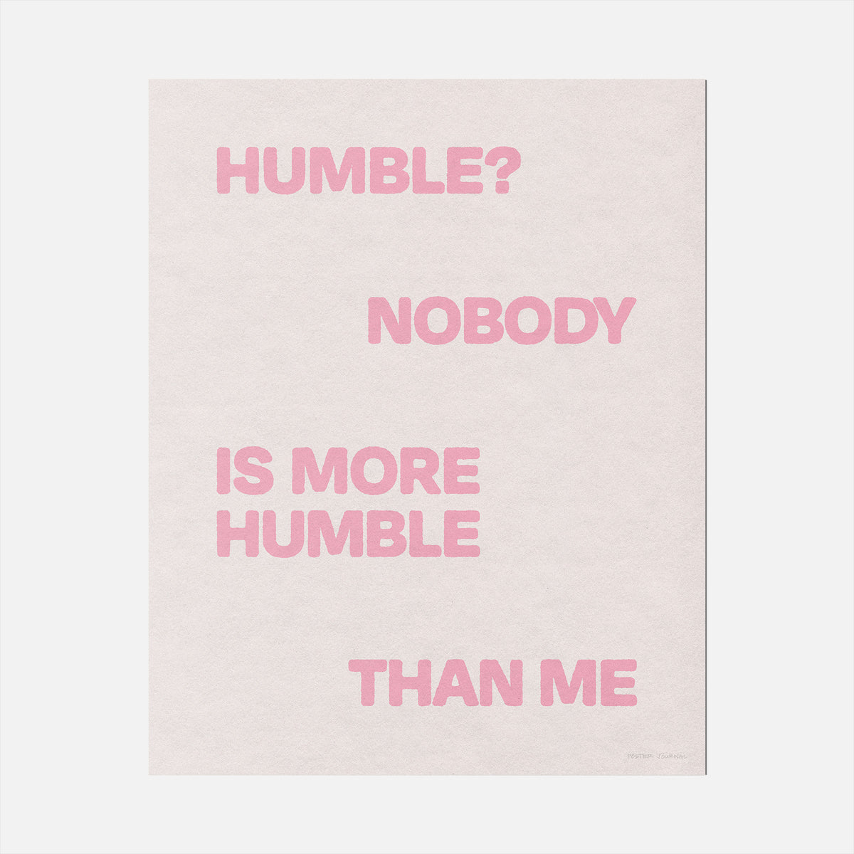 HUMBLE PRINT