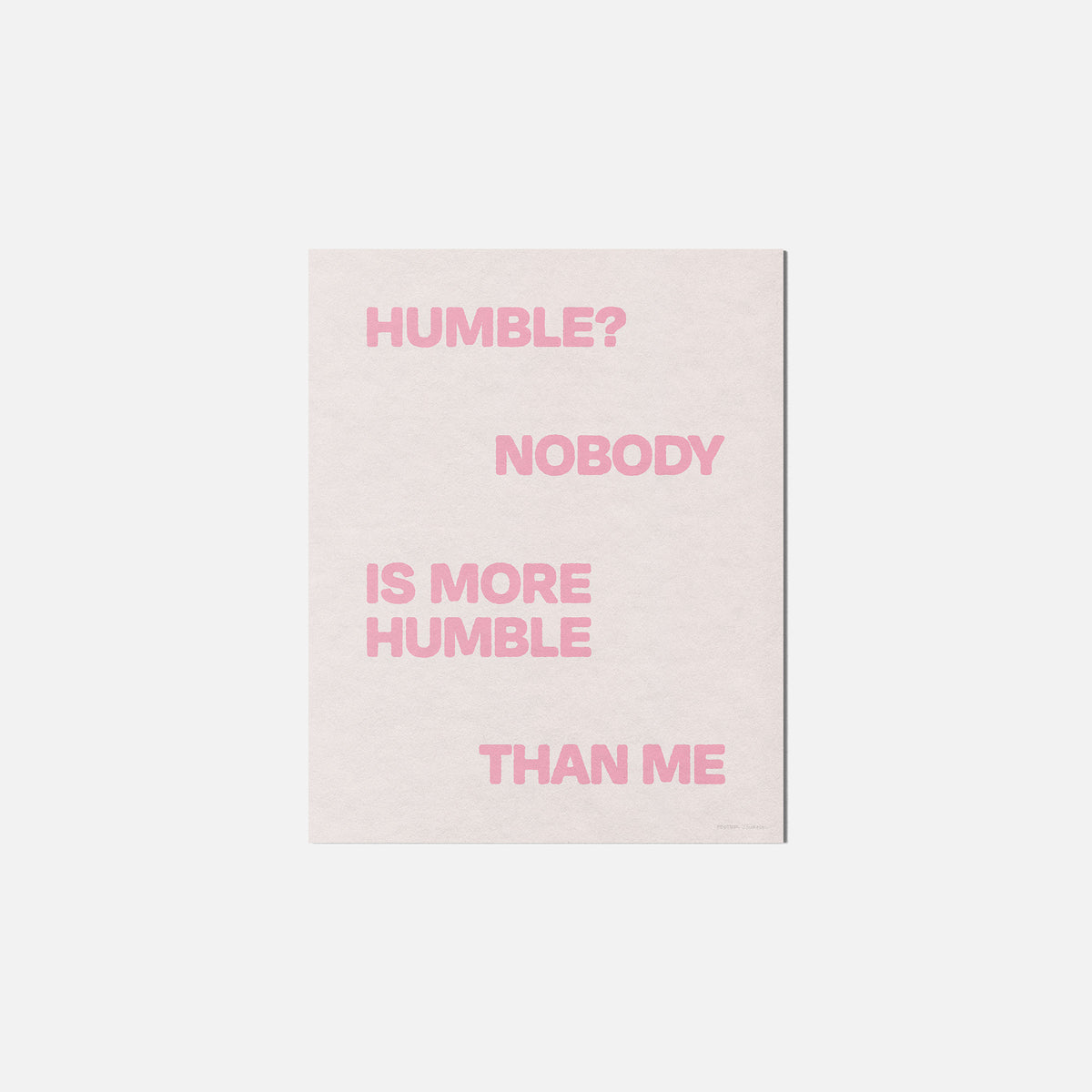 HUMBLE PRINT