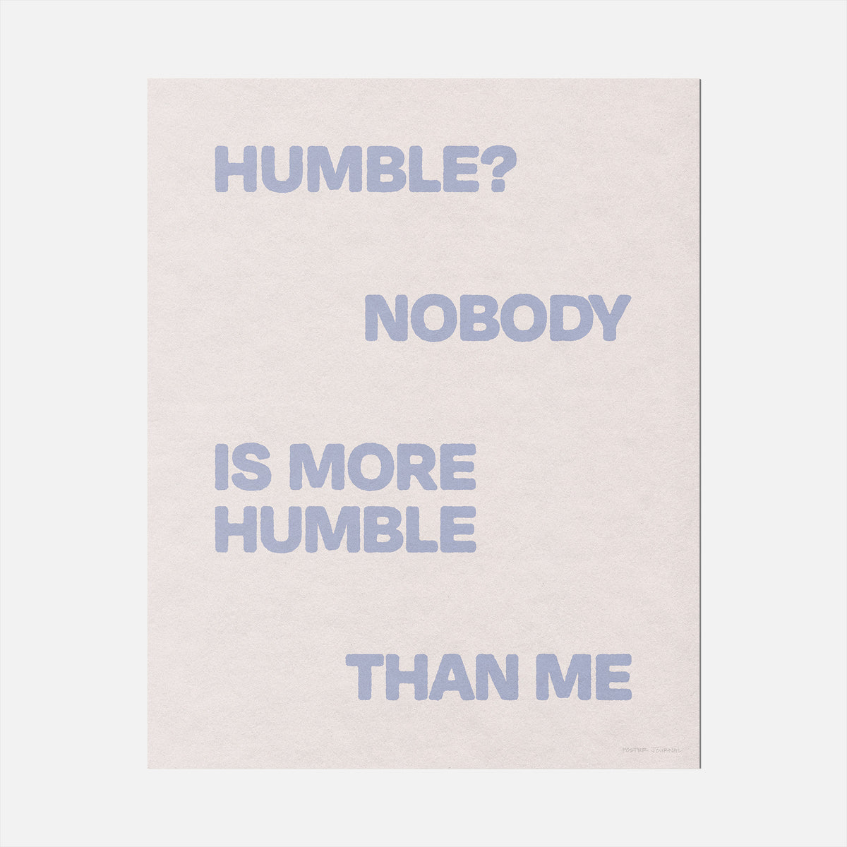 HUMBLE PRINT