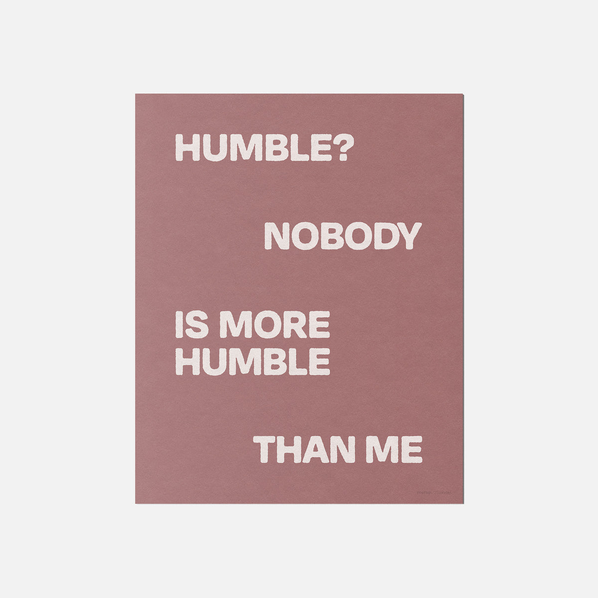 HUMBLE PRINT