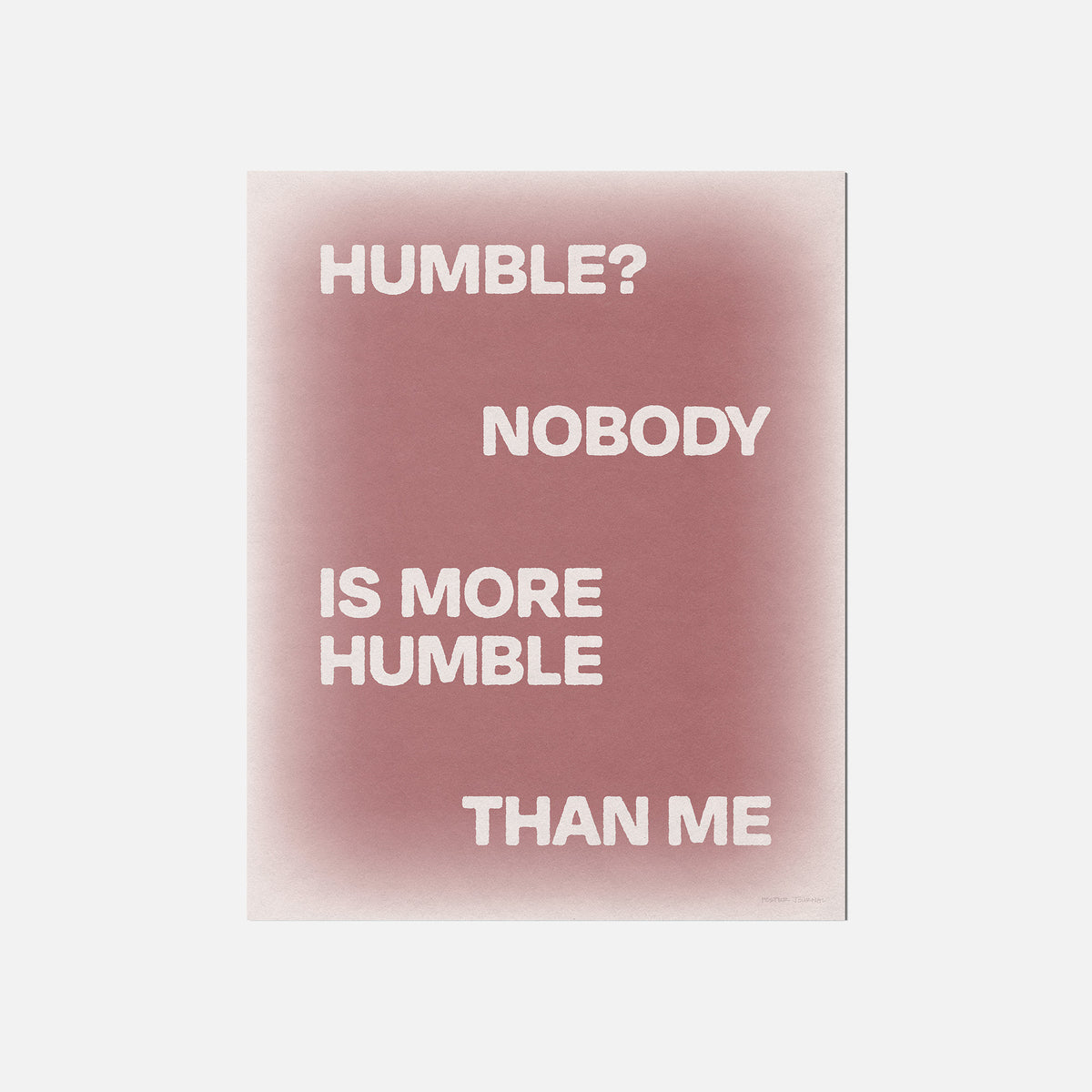 HUMBLE PRINT