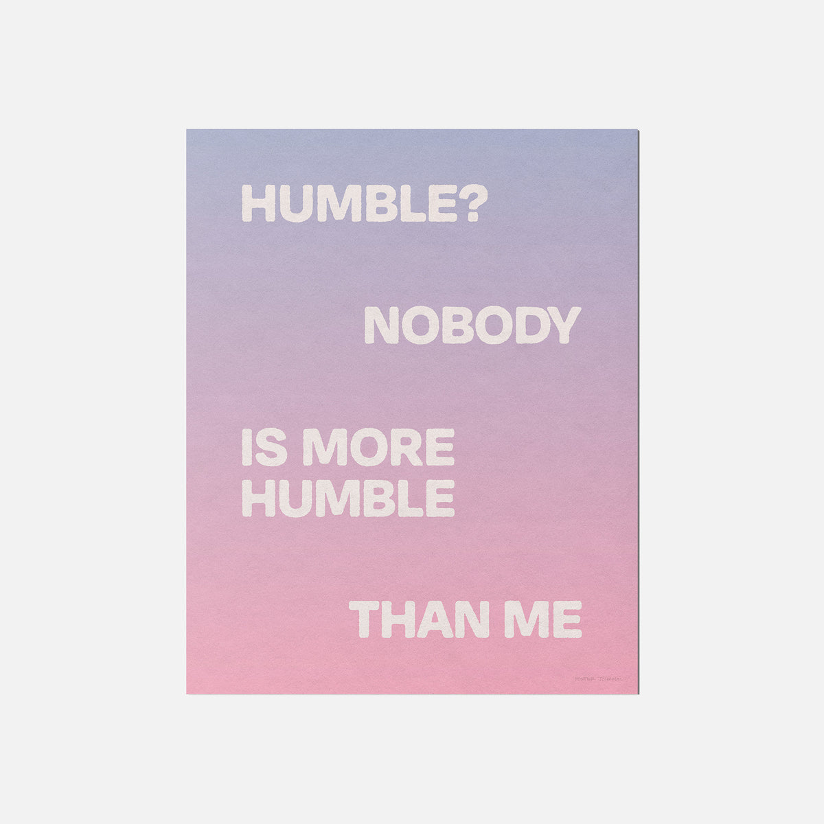 HUMBLE PRINT