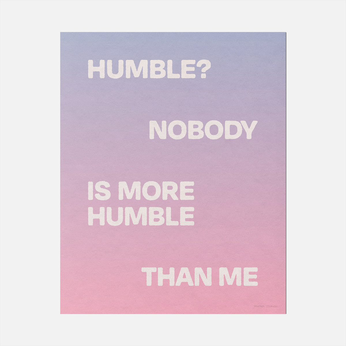 HUMBLE PRINT
