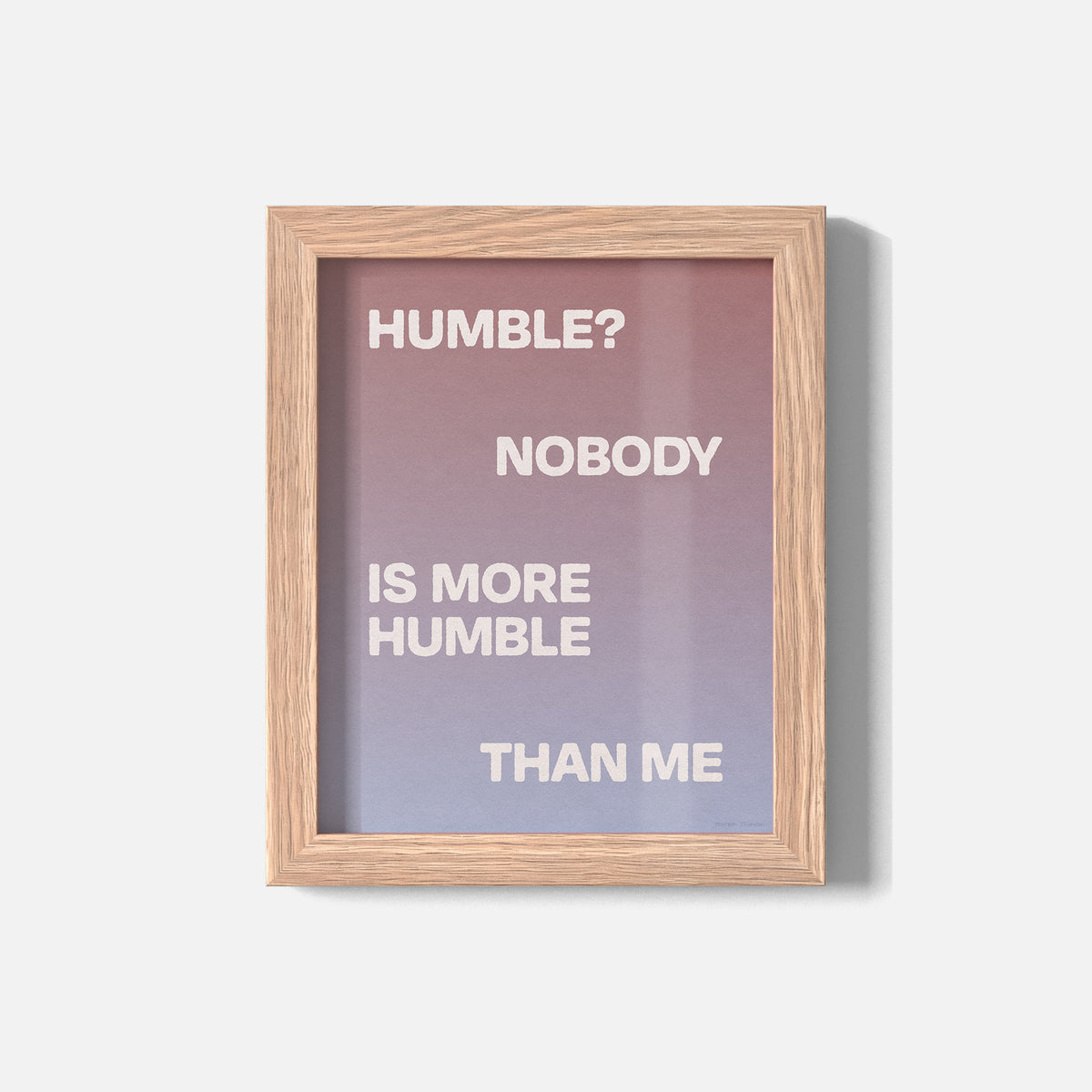 HUMBLE PRINT