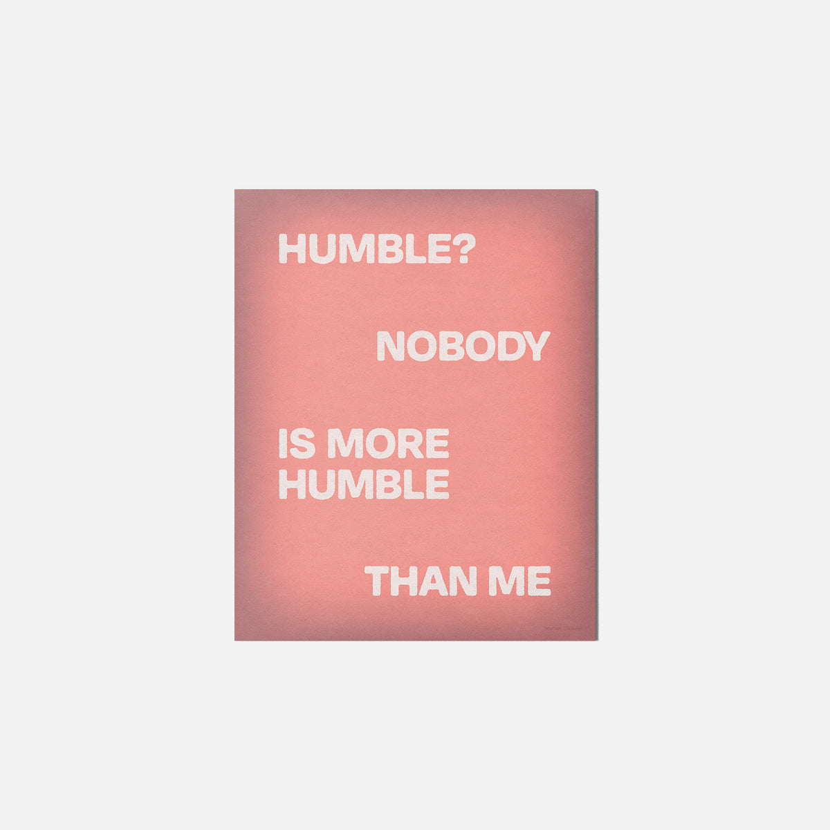 HUMBLE PRINT