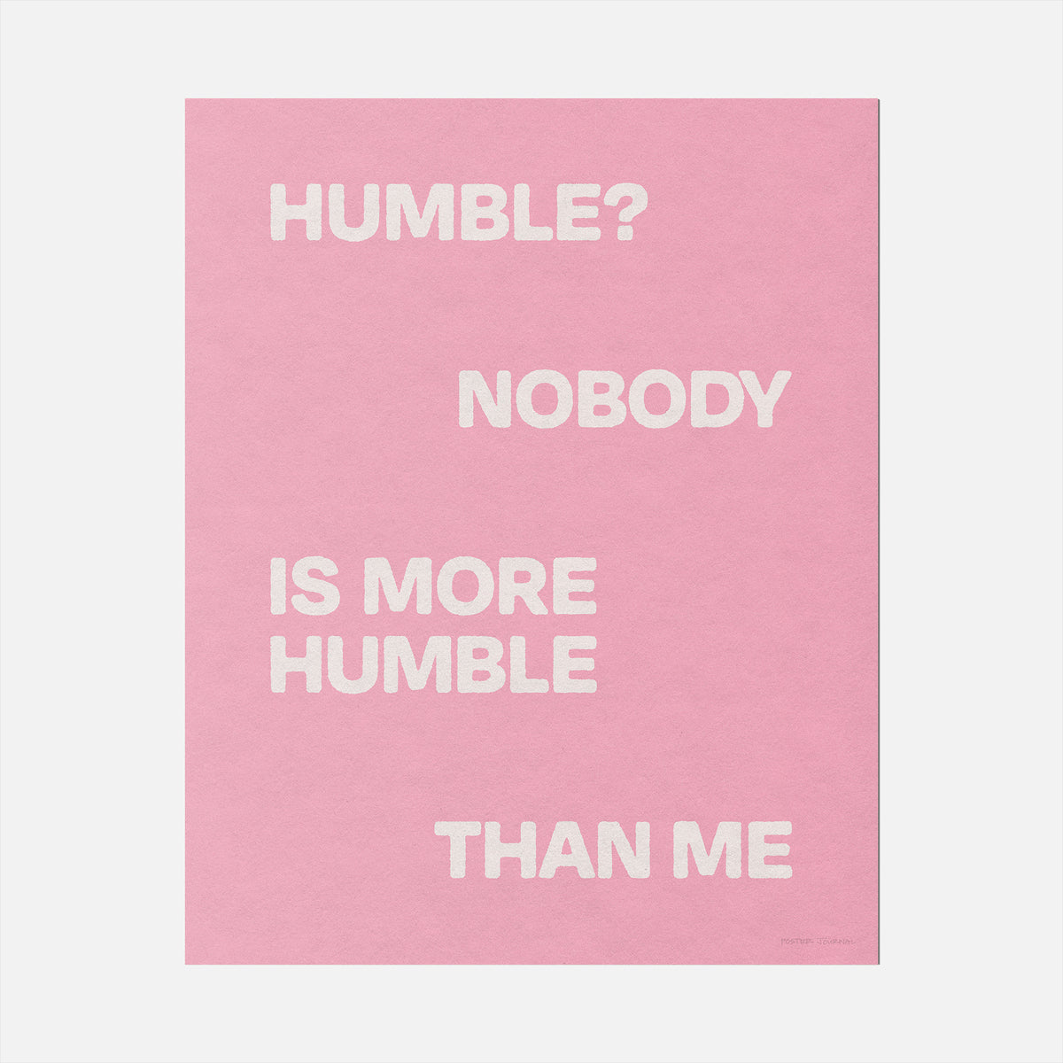 HUMBLE PRINT
