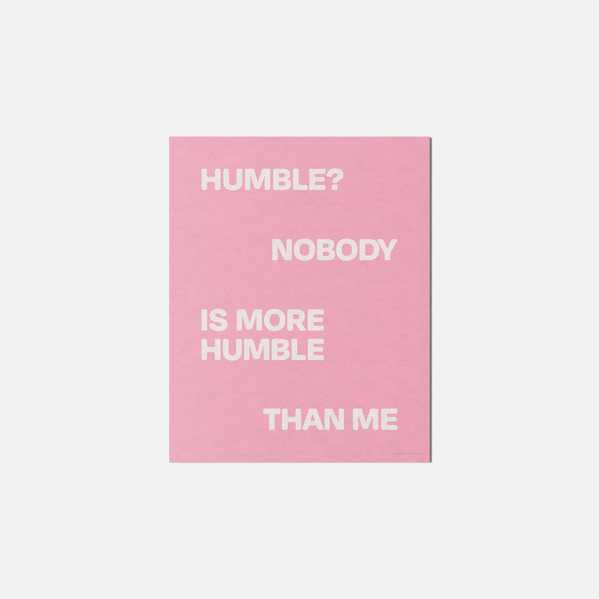 HUMBLE PRINT