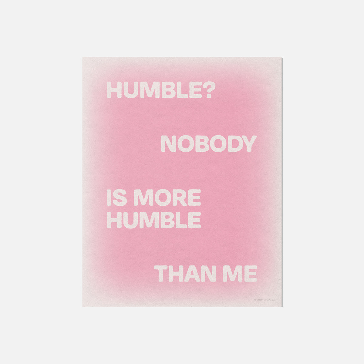 HUMBLE PRINT