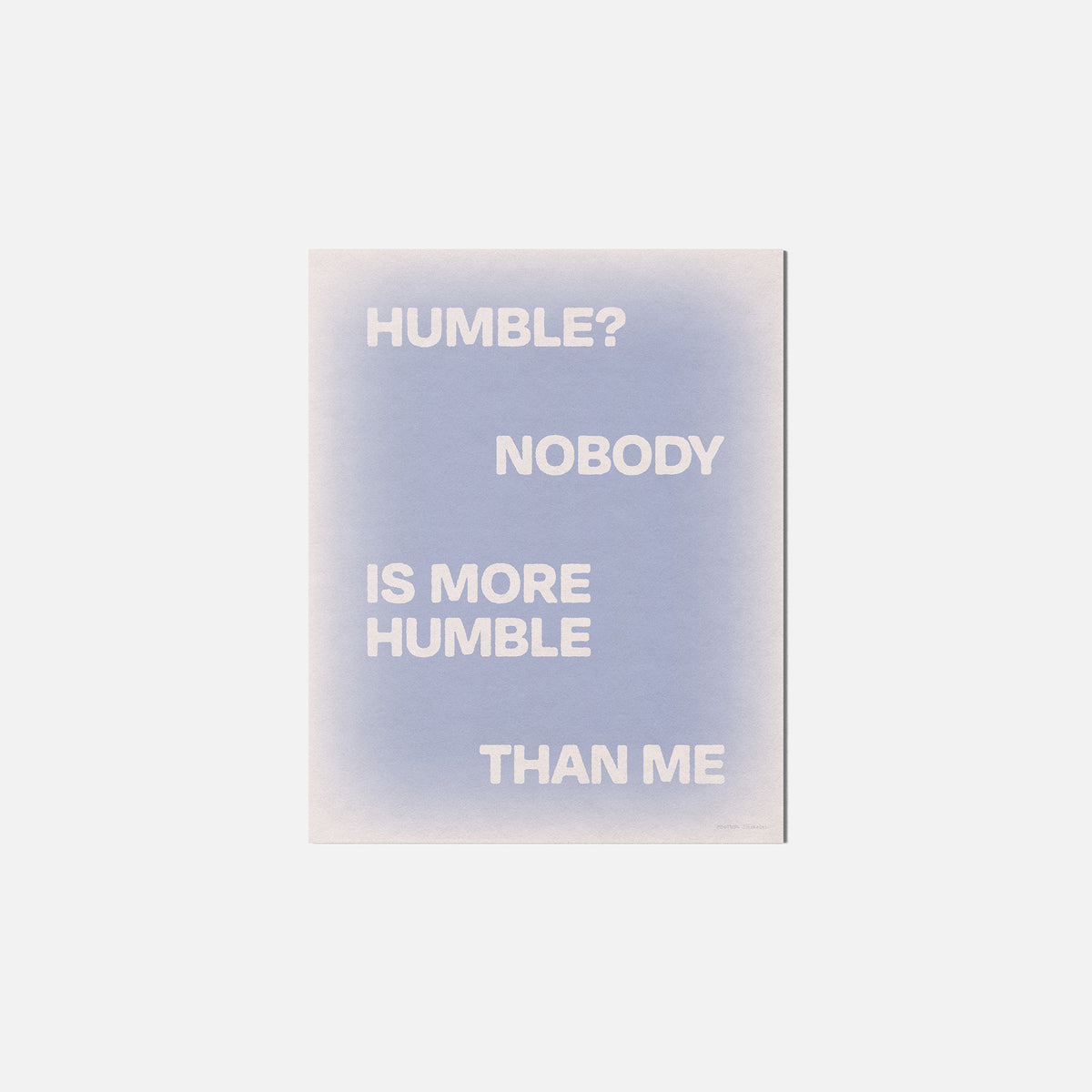 HUMBLE PRINT