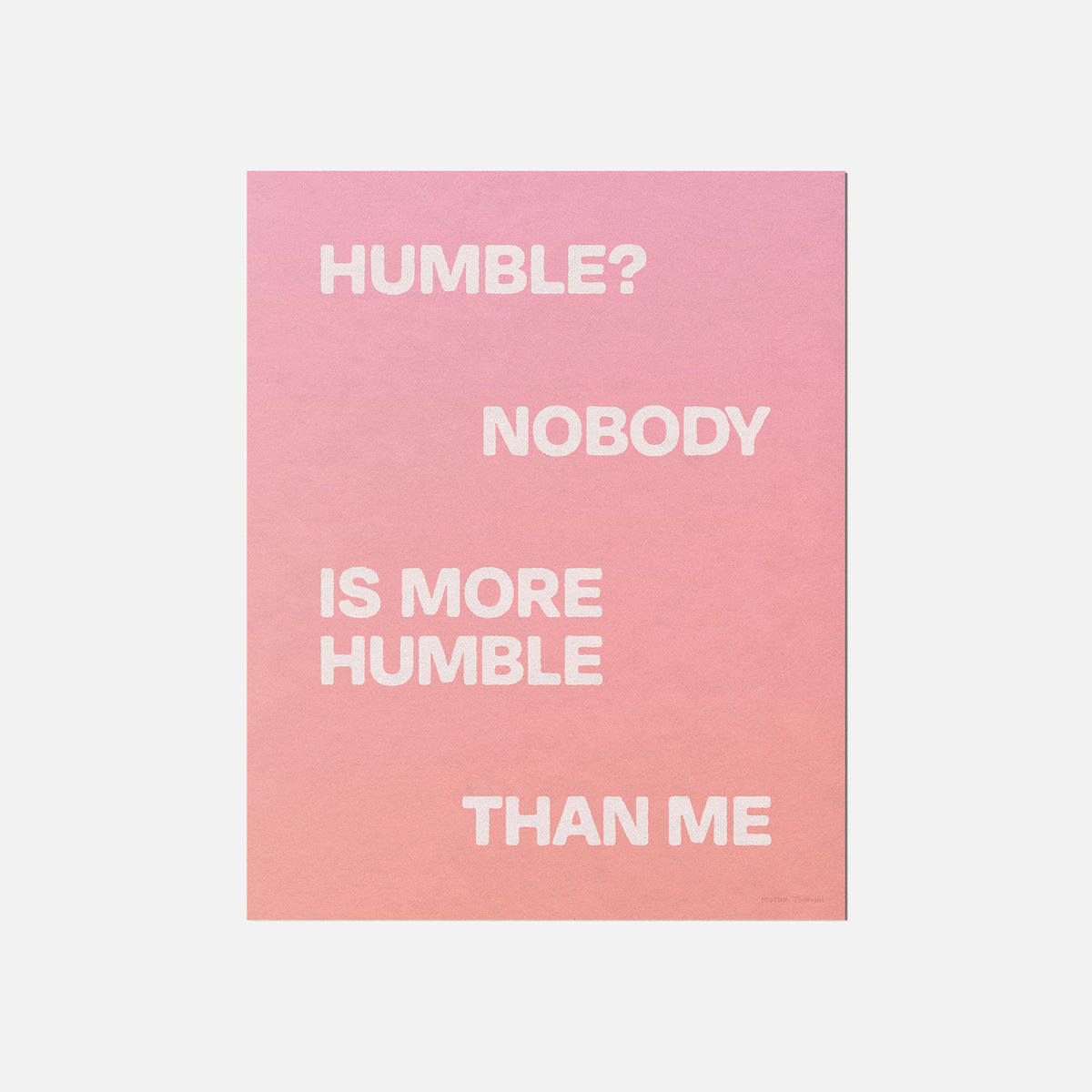 HUMBLE PRINT
