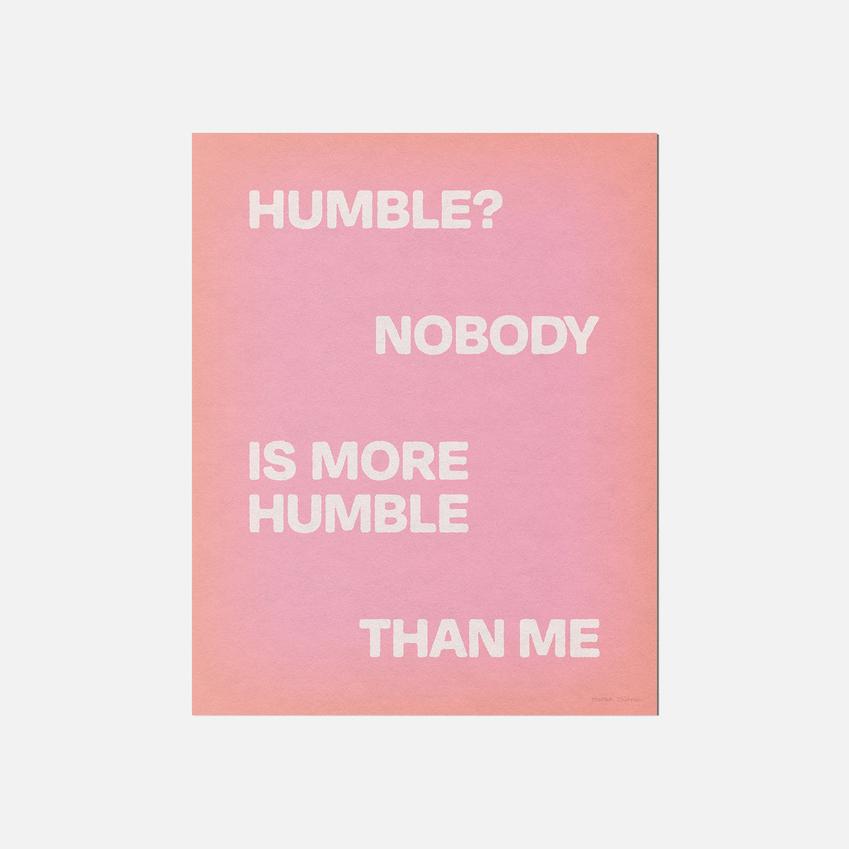 HUMBLE PRINT