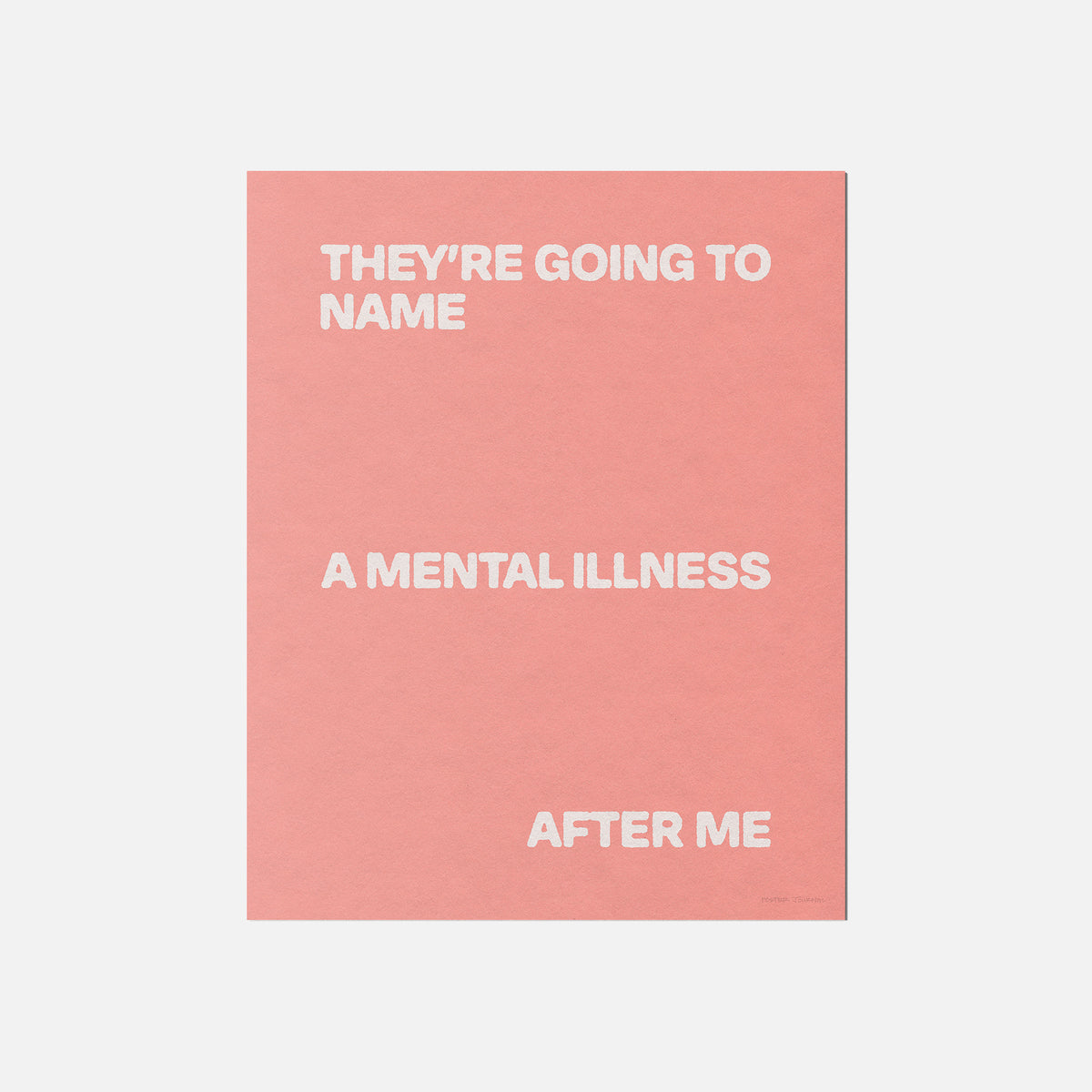 ILLNESS PRINT