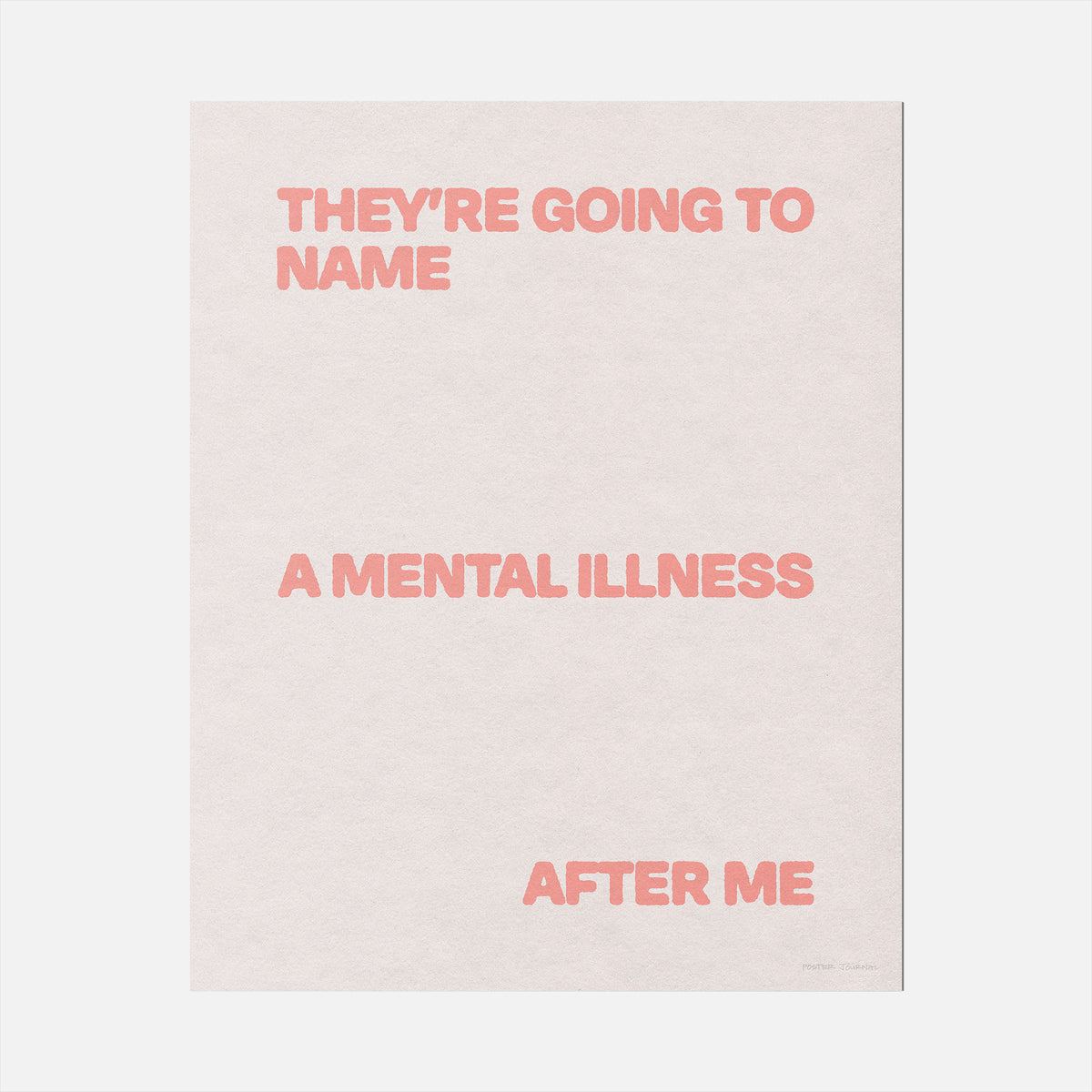 ILLNESS PRINT