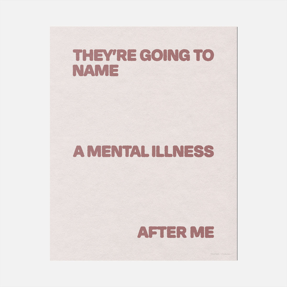 ILLNESS PRINT