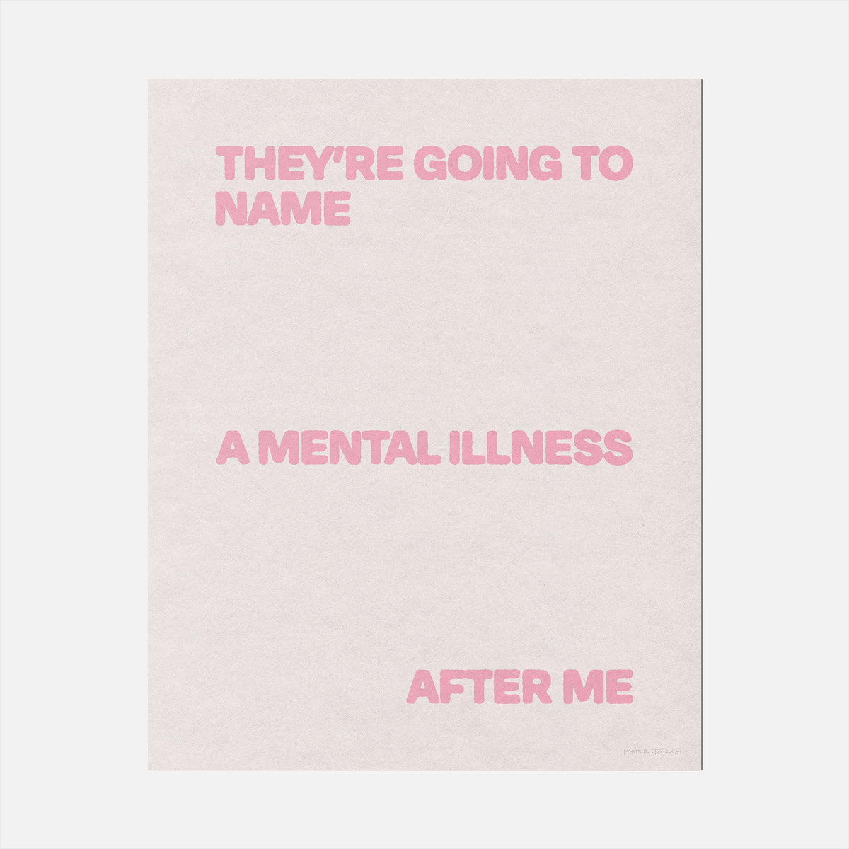 ILLNESS PRINT