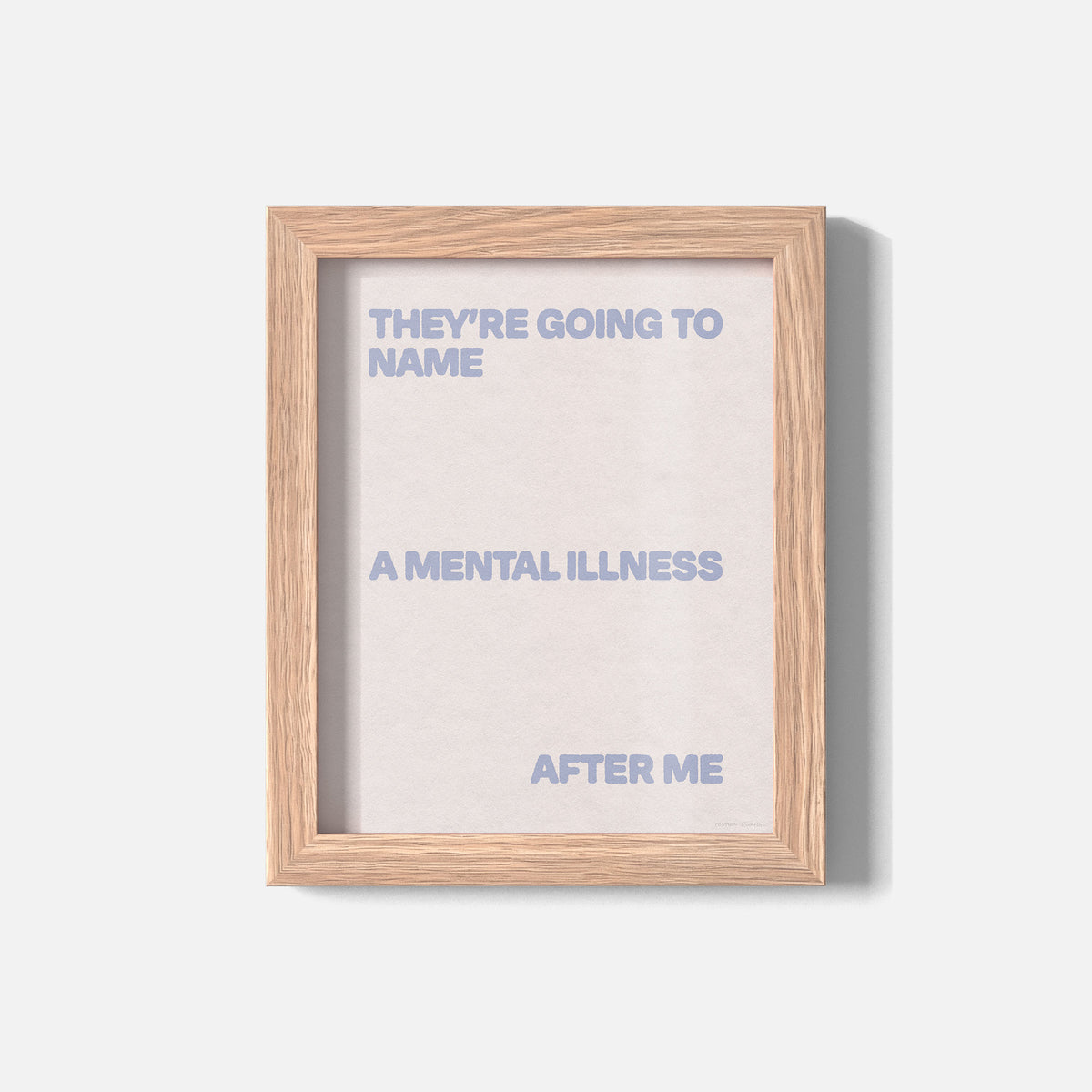 ILLNESS PRINT