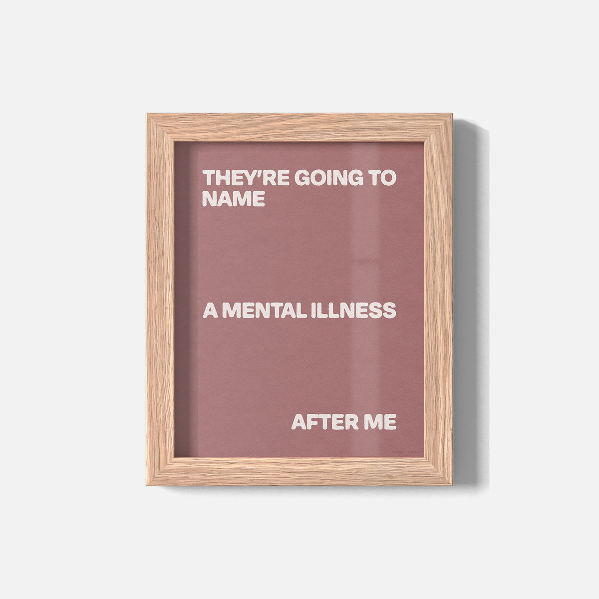 ILLNESS PRINT