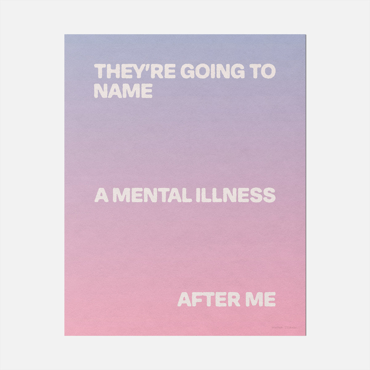 ILLNESS PRINT