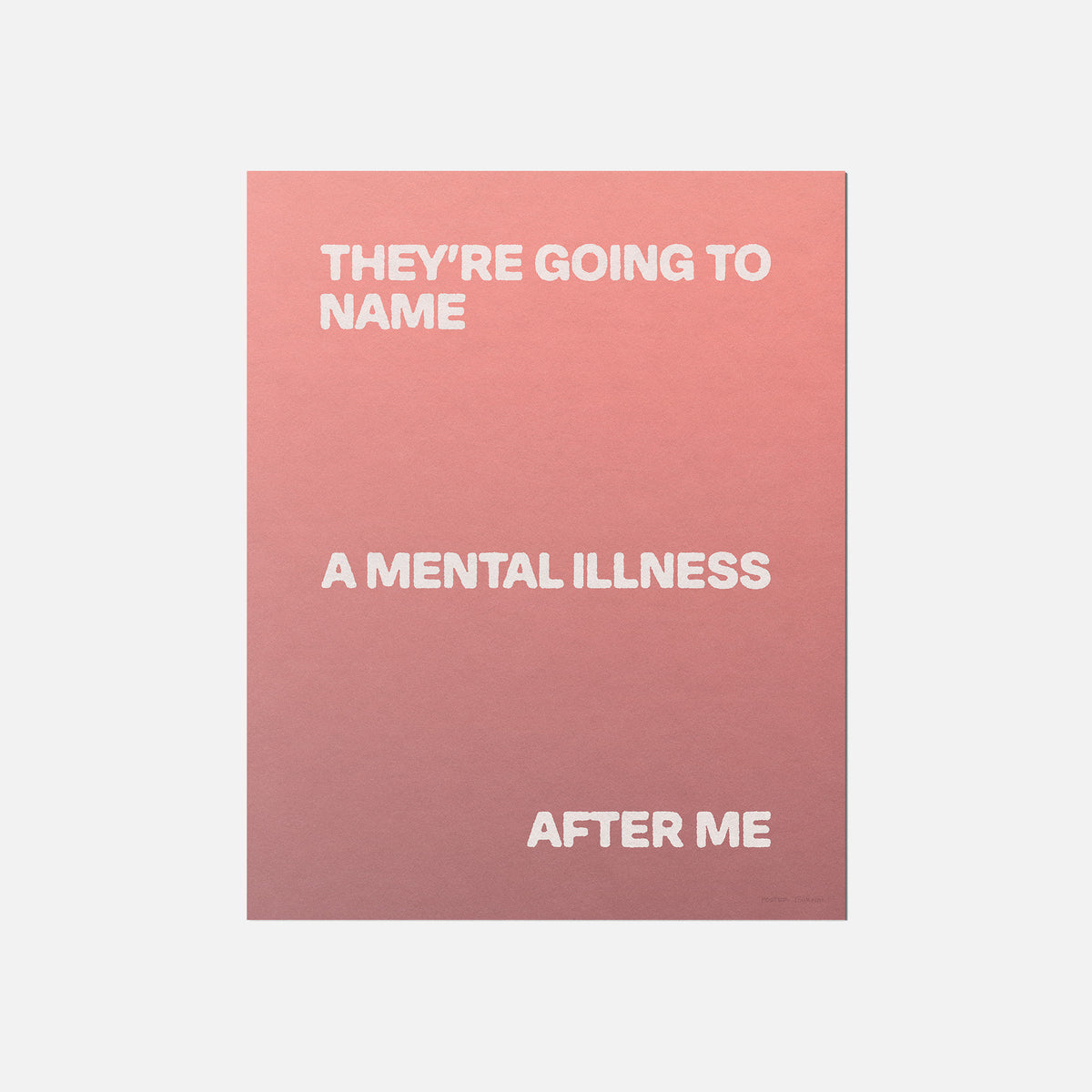 ILLNESS PRINT