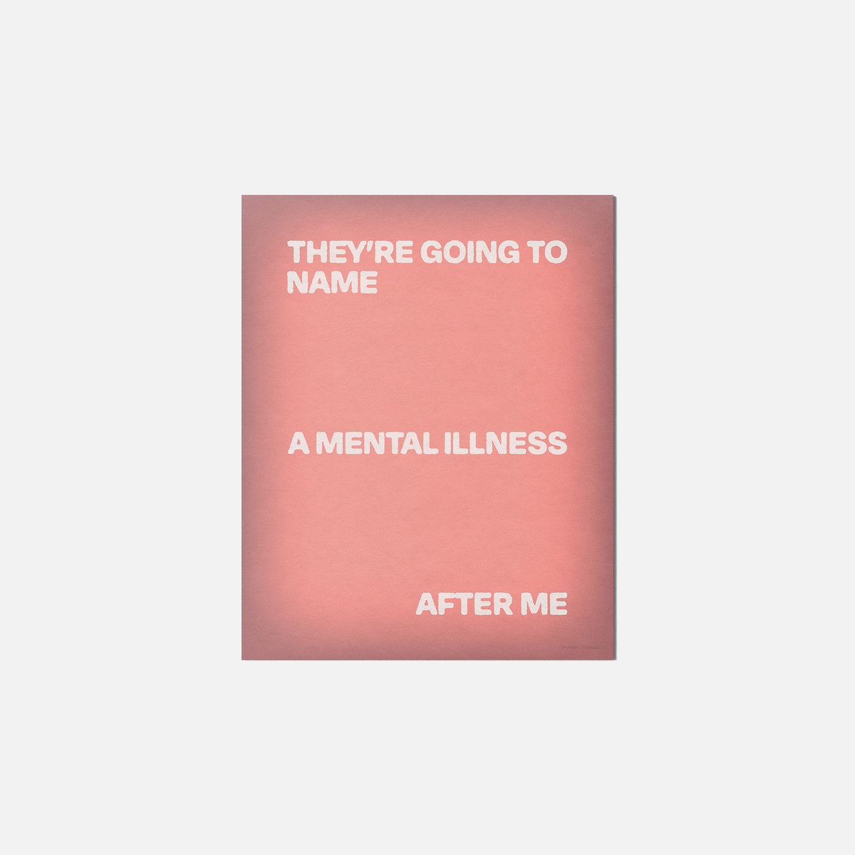 ILLNESS PRINT