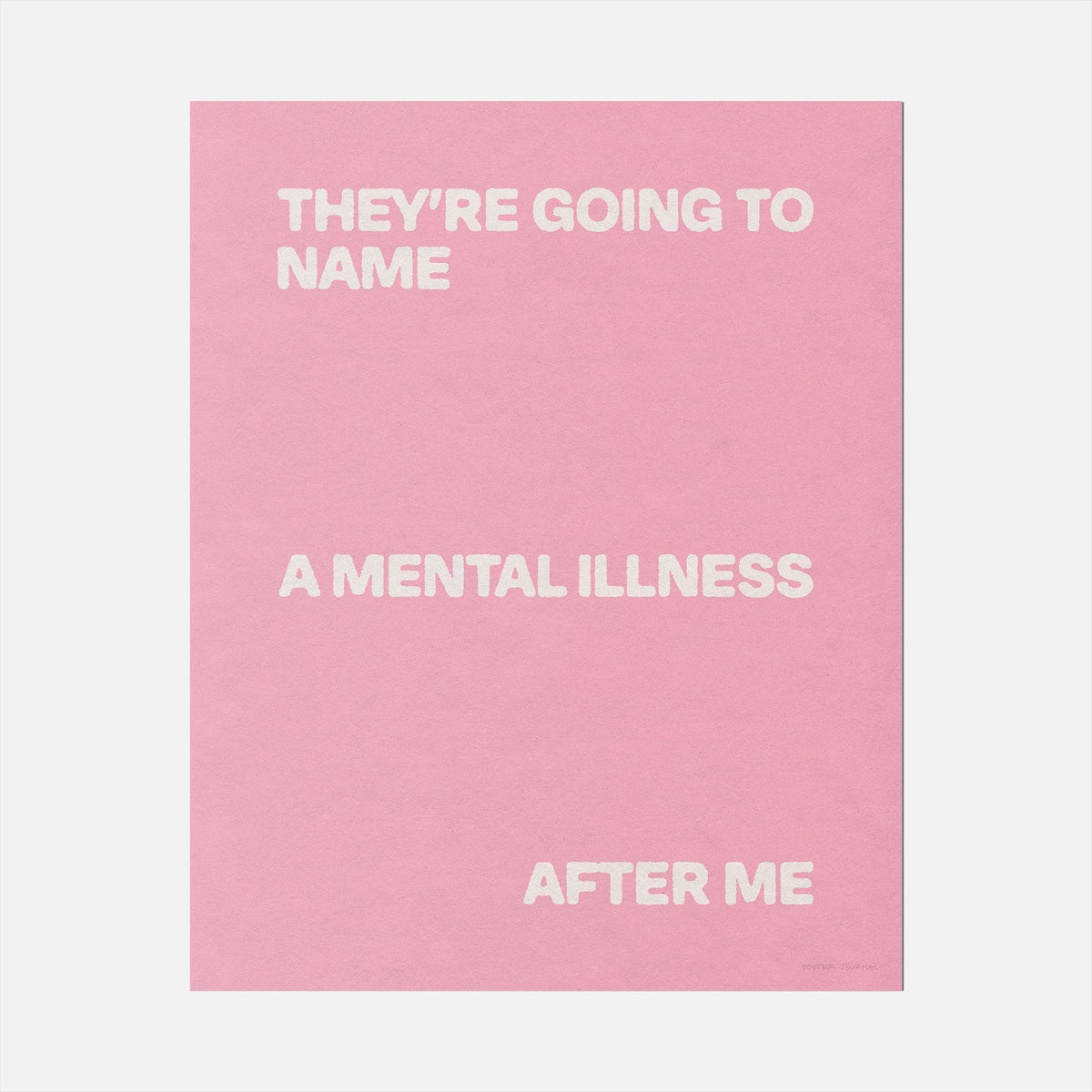 ILLNESS PRINT