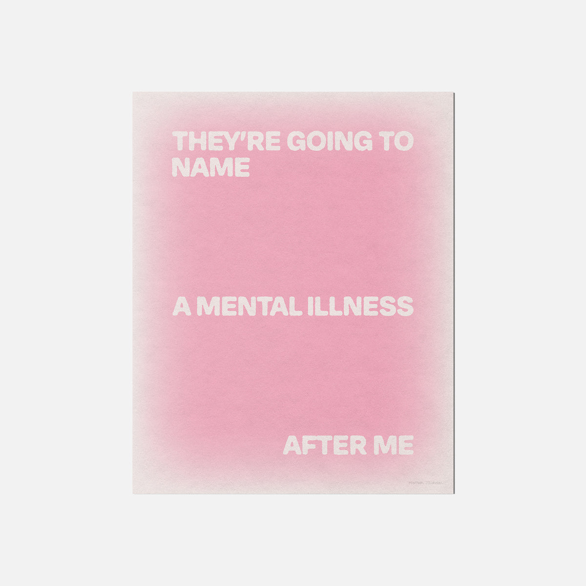 ILLNESS PRINT