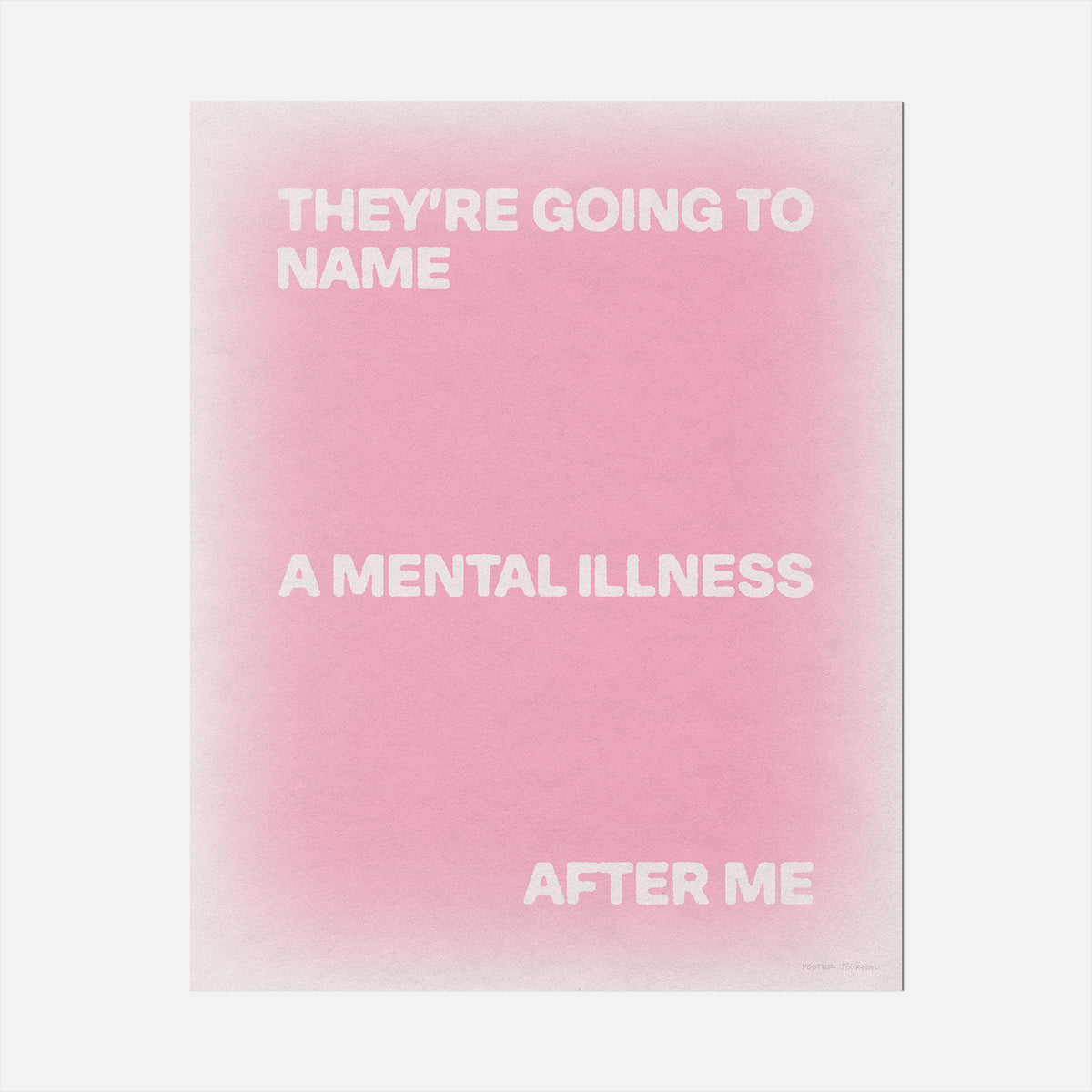 ILLNESS PRINT
