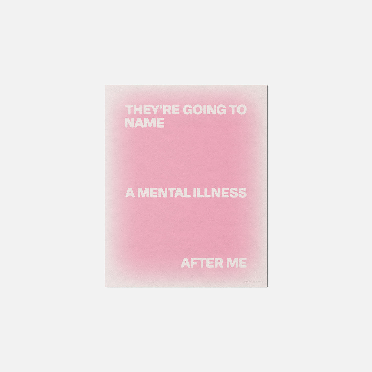 ILLNESS PRINT