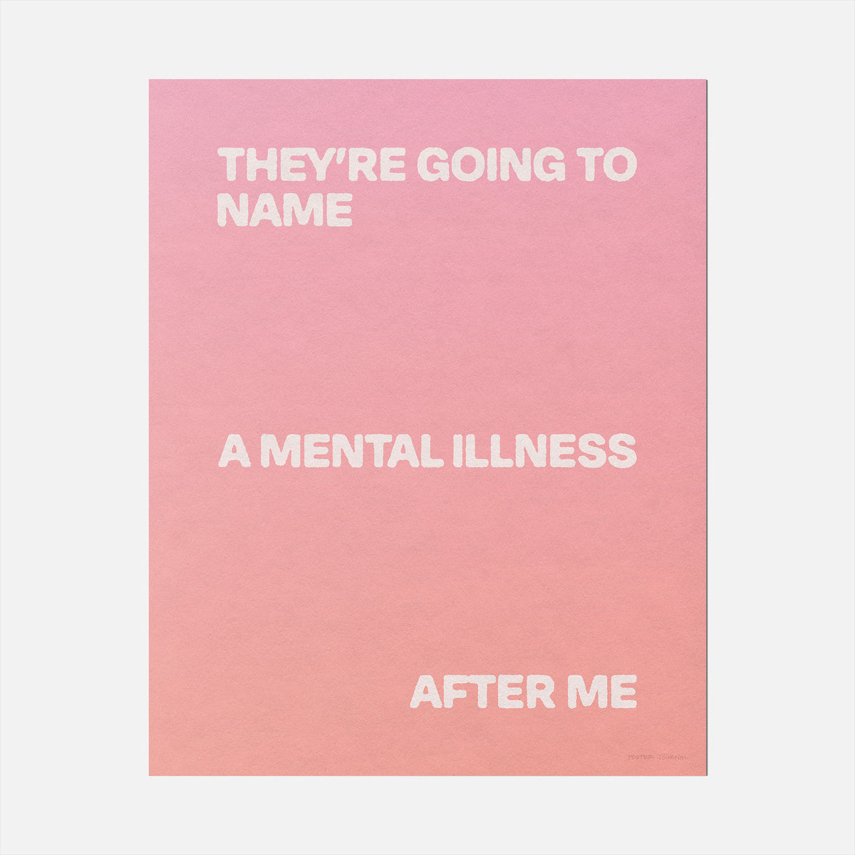 ILLNESS PRINT