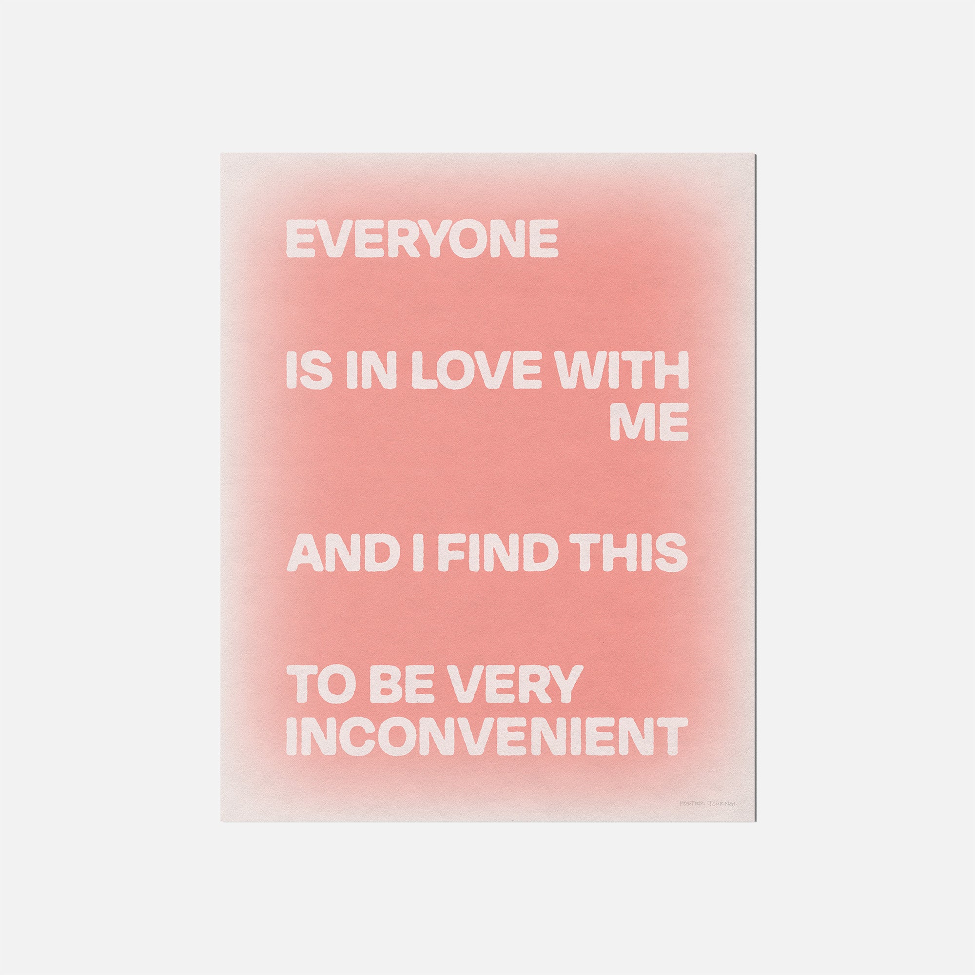 INCONVENIENT PRINT