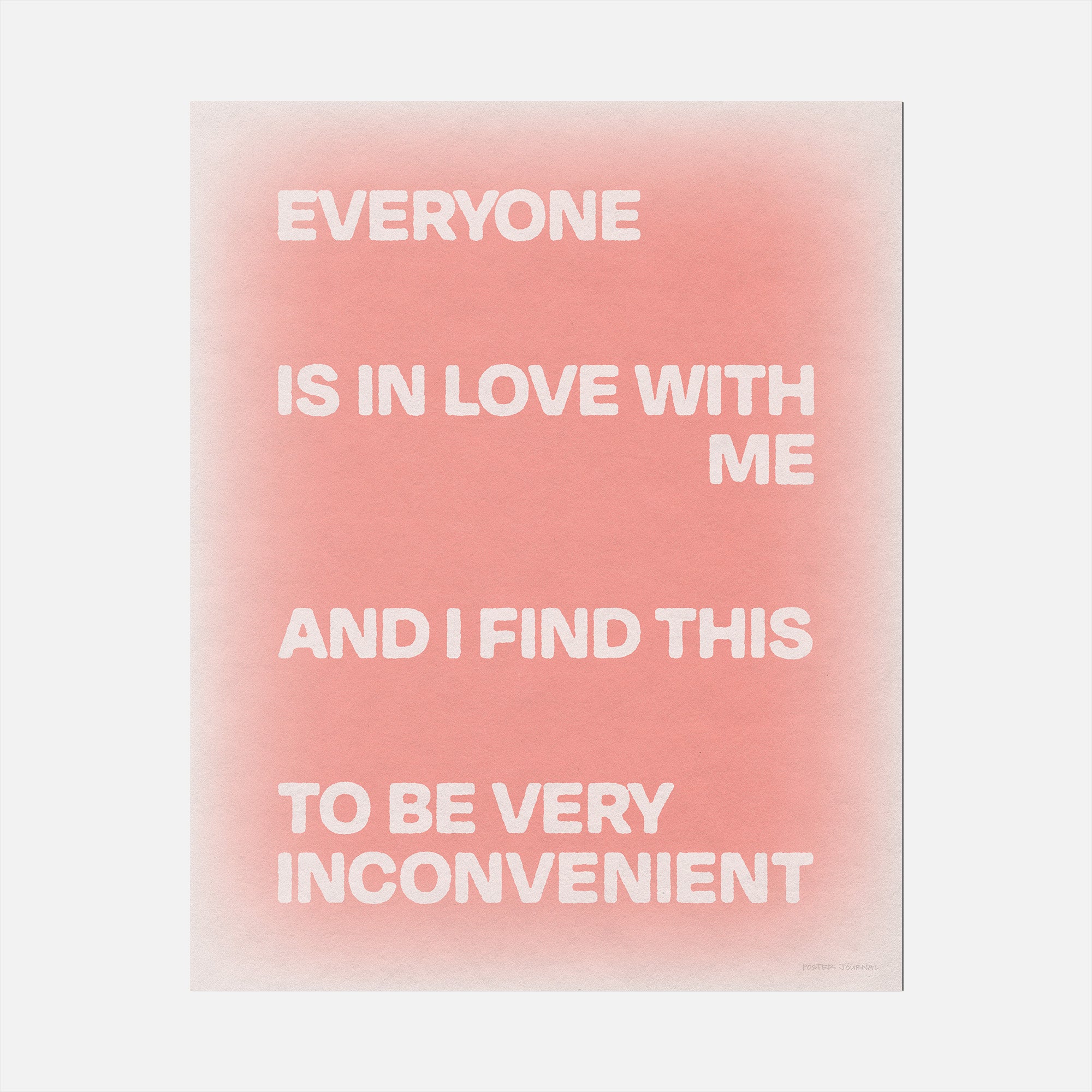 INCONVENIENT PRINT