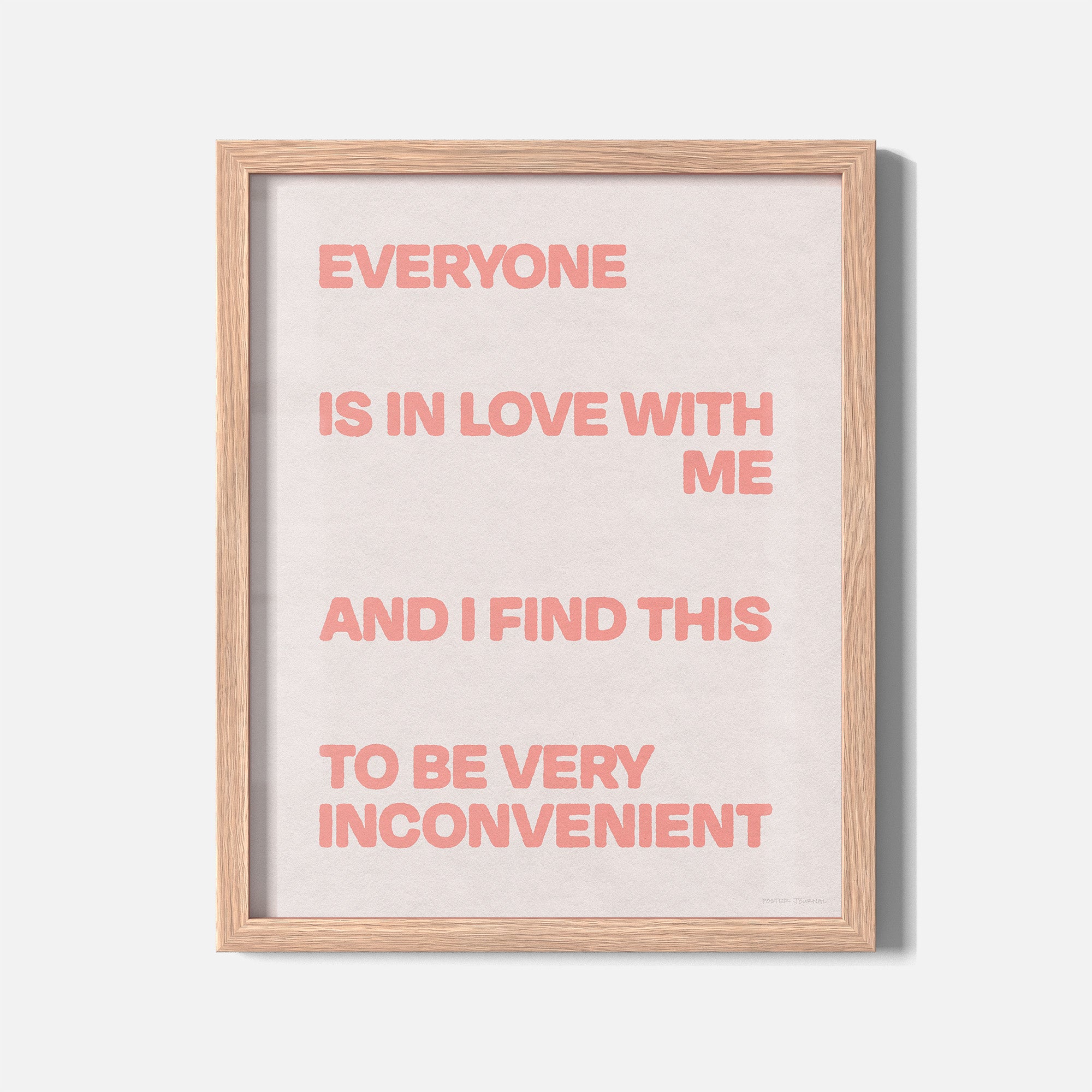 INCONVENIENT PRINT
