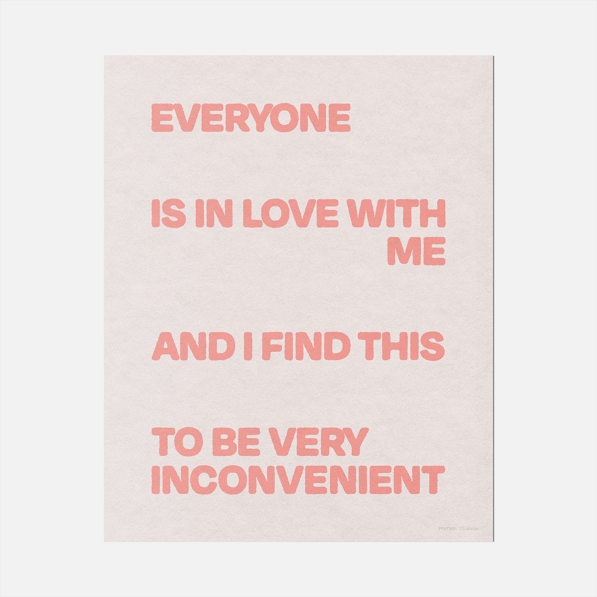 INCONVENIENT PRINT