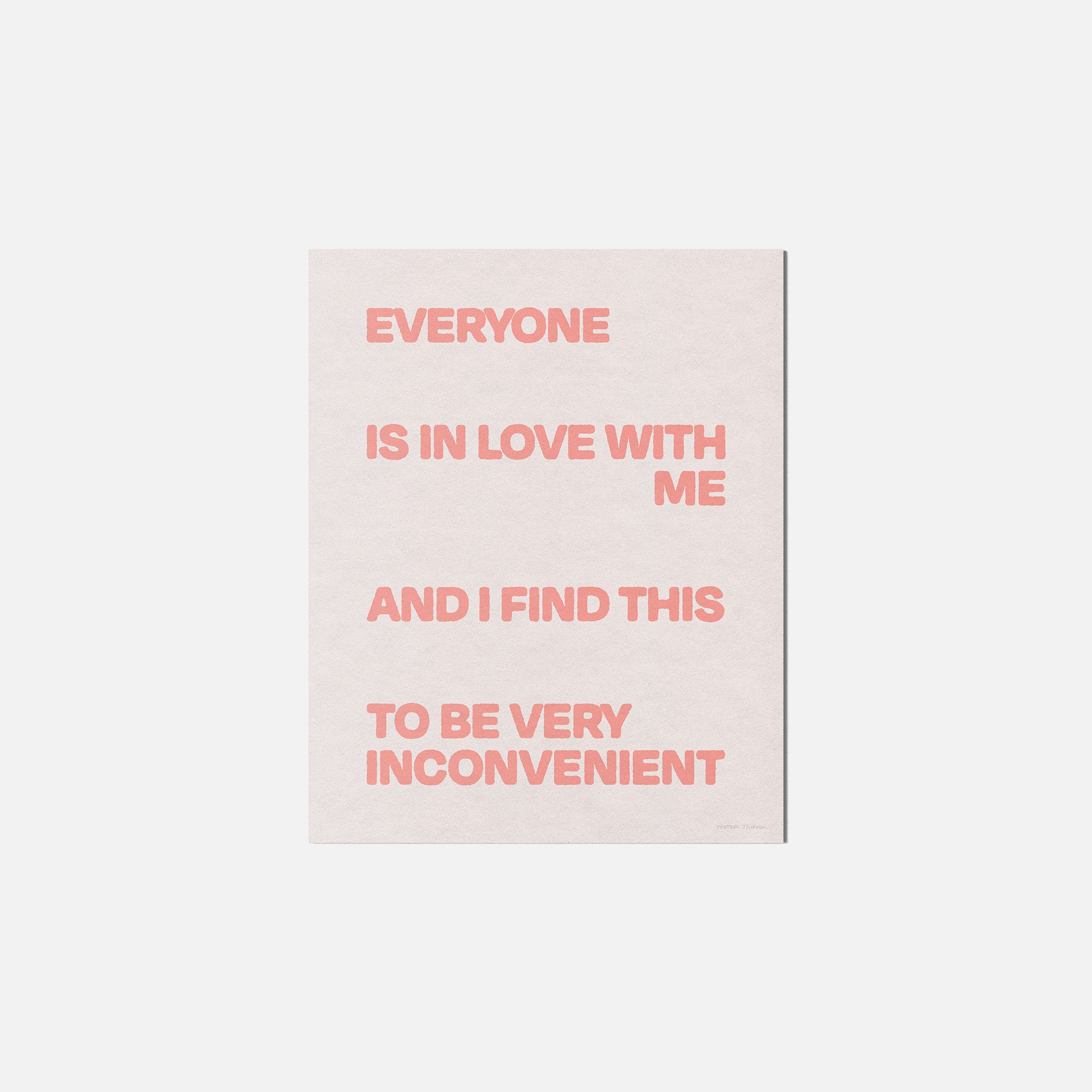 INCONVENIENT PRINT