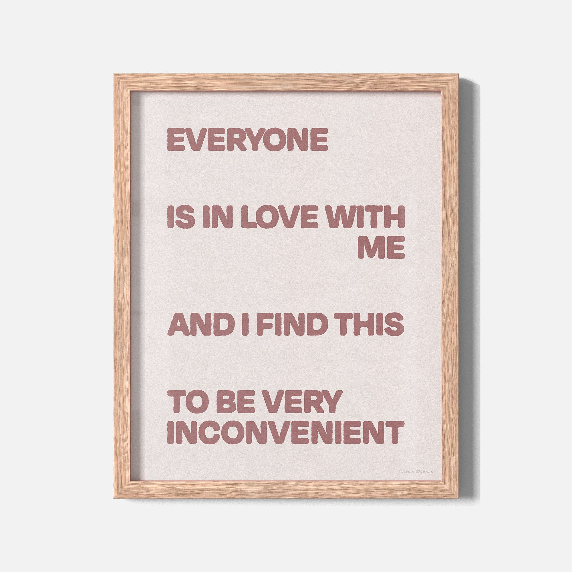 INCONVENIENT PRINT
