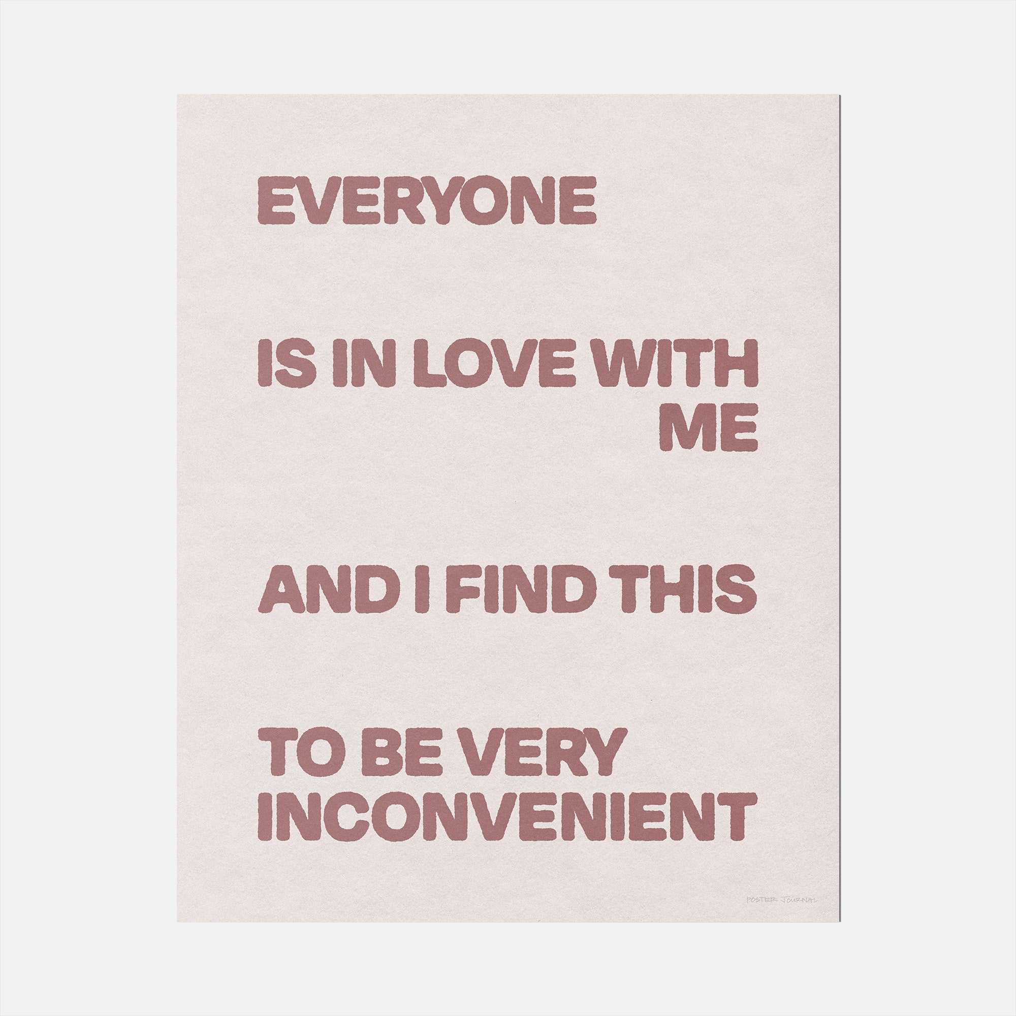 INCONVENIENT PRINT