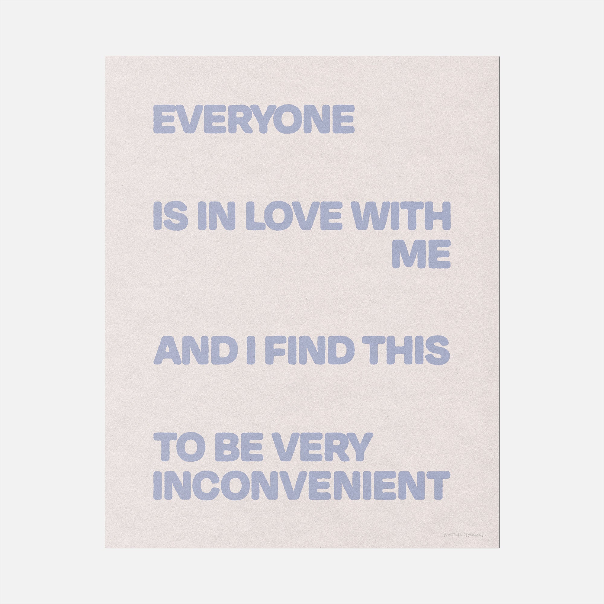 INCONVENIENT PRINT