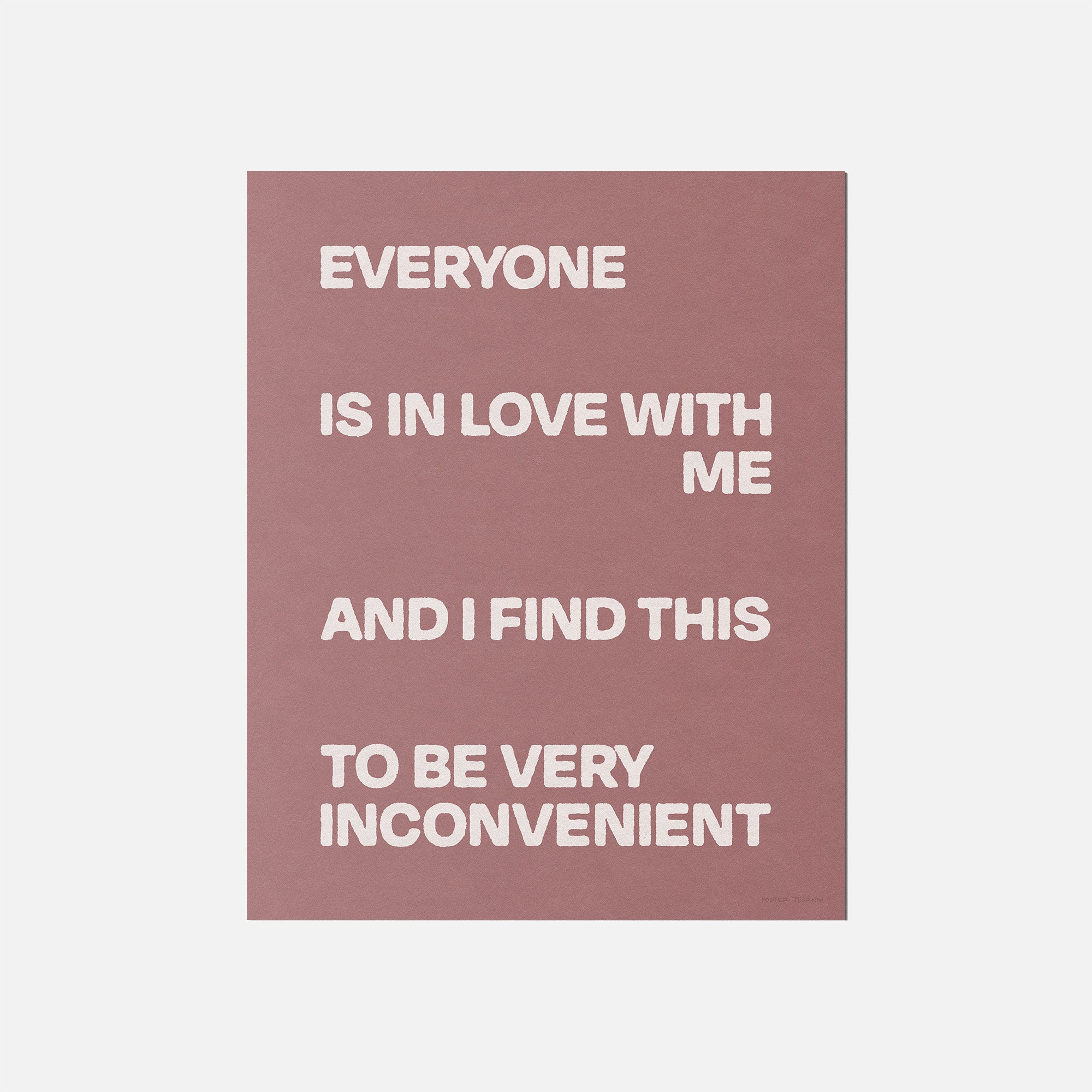 INCONVENIENT PRINT