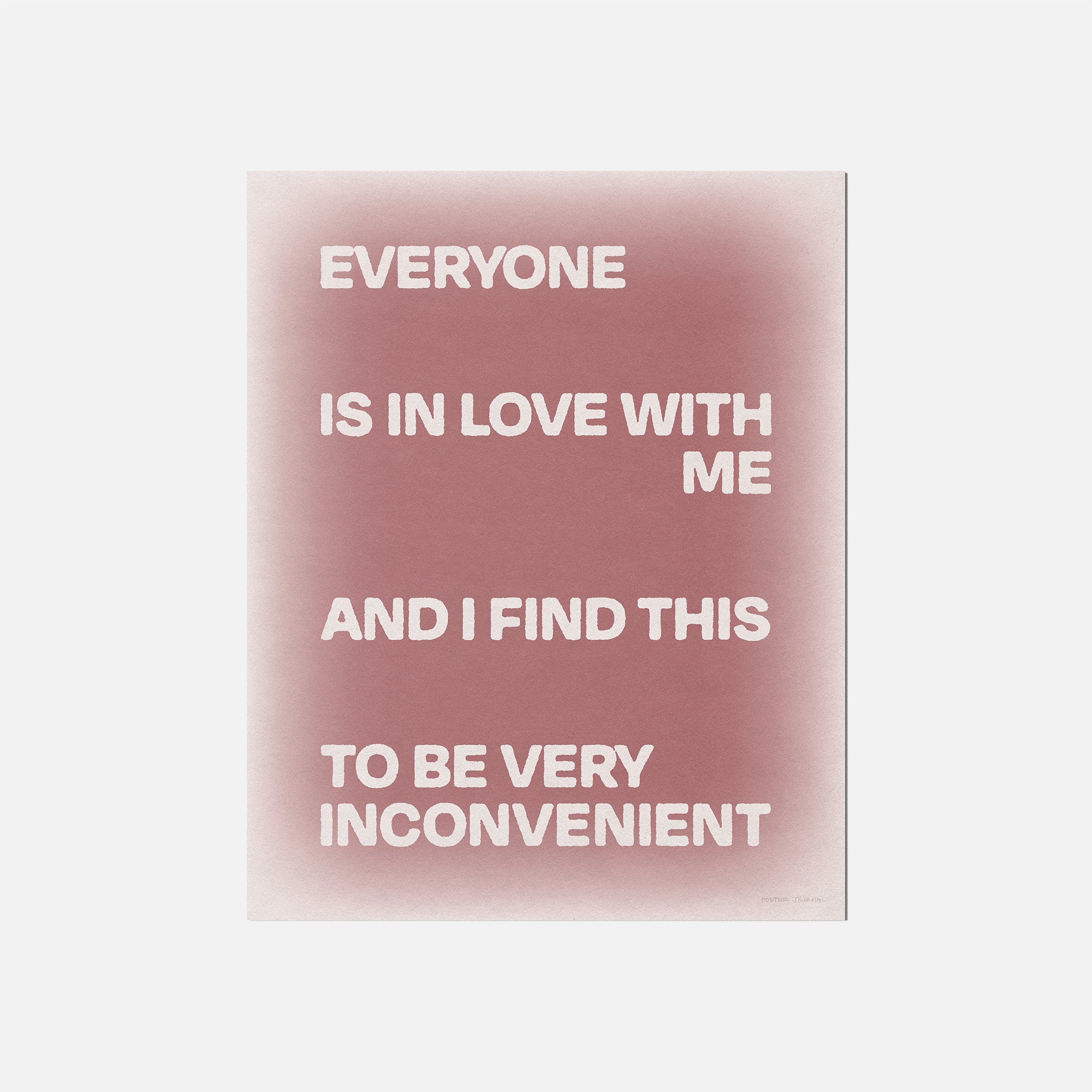 INCONVENIENT PRINT