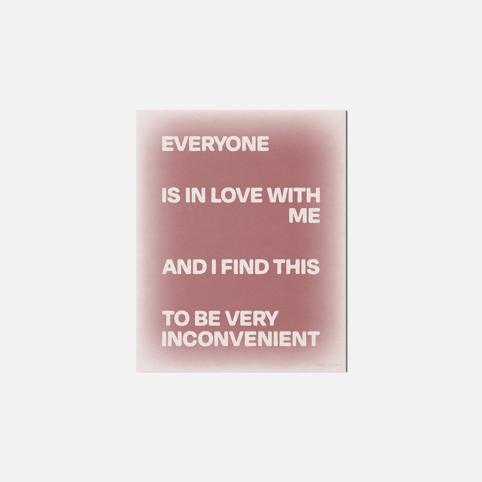 INCONVENIENT PRINT